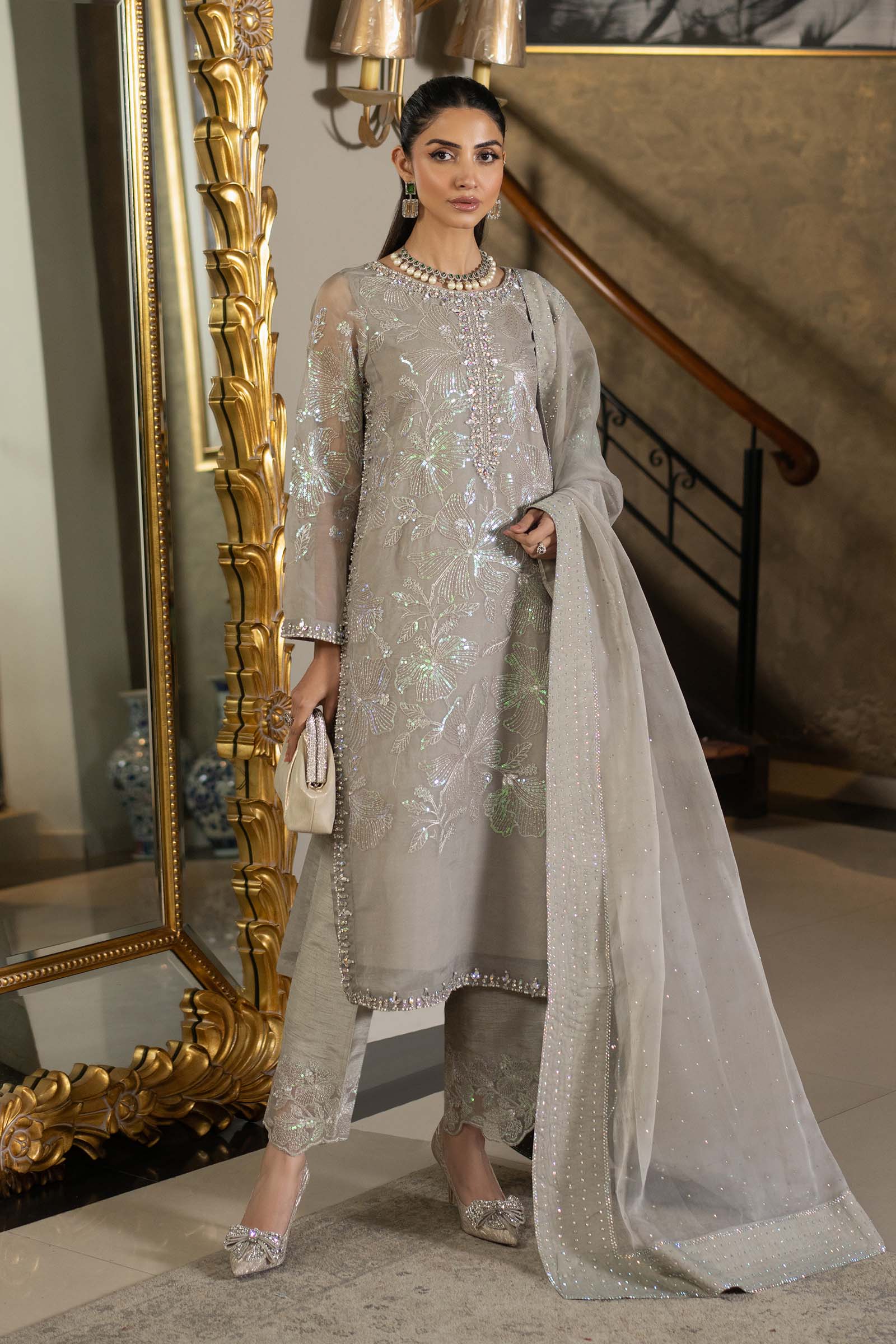 Maria B | Formal Wears |  SF-EF25-15 - Aqsa Fabrics