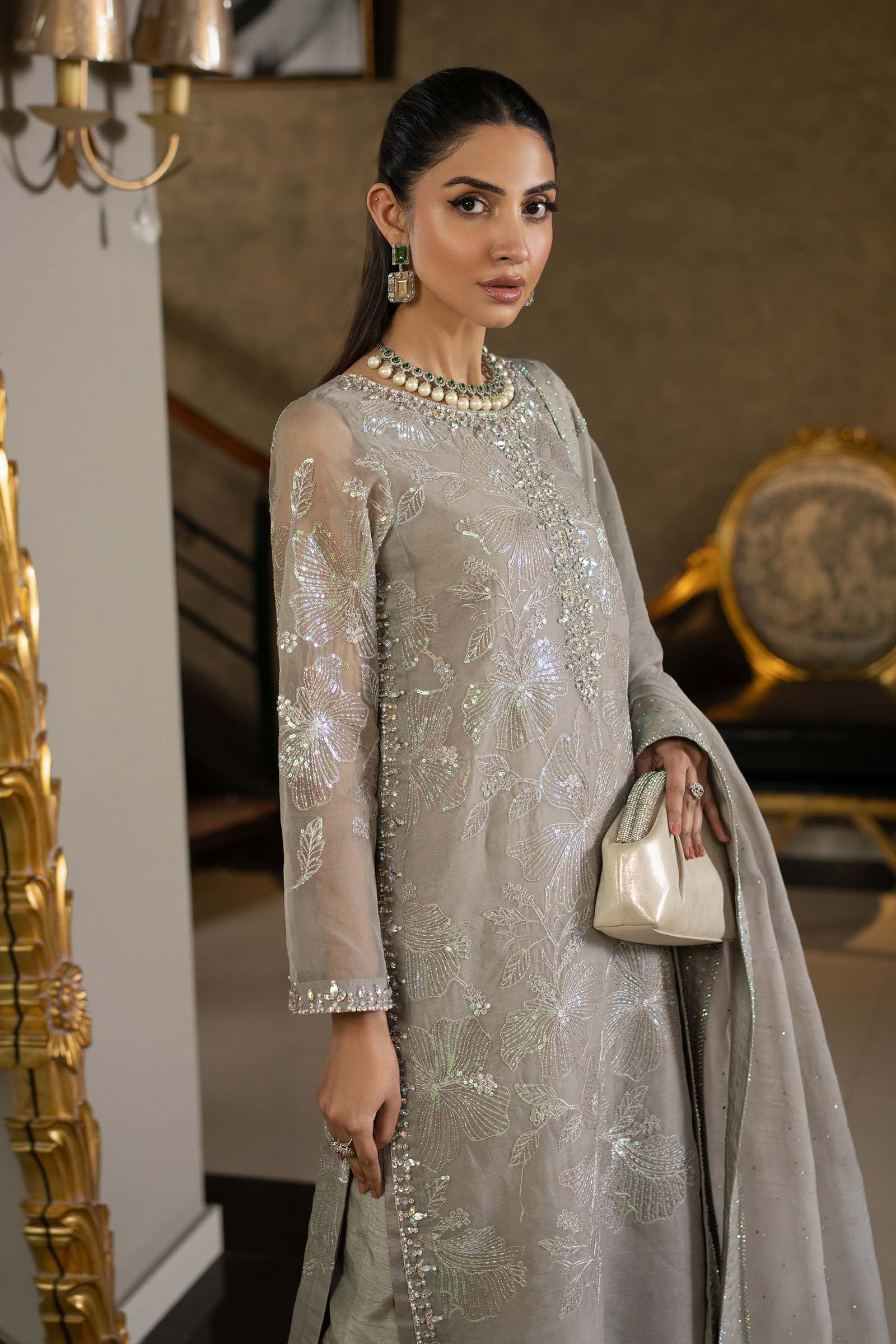 Maria B | Formal Wears |  SF-EF25-15 - Aqsa Fabrics