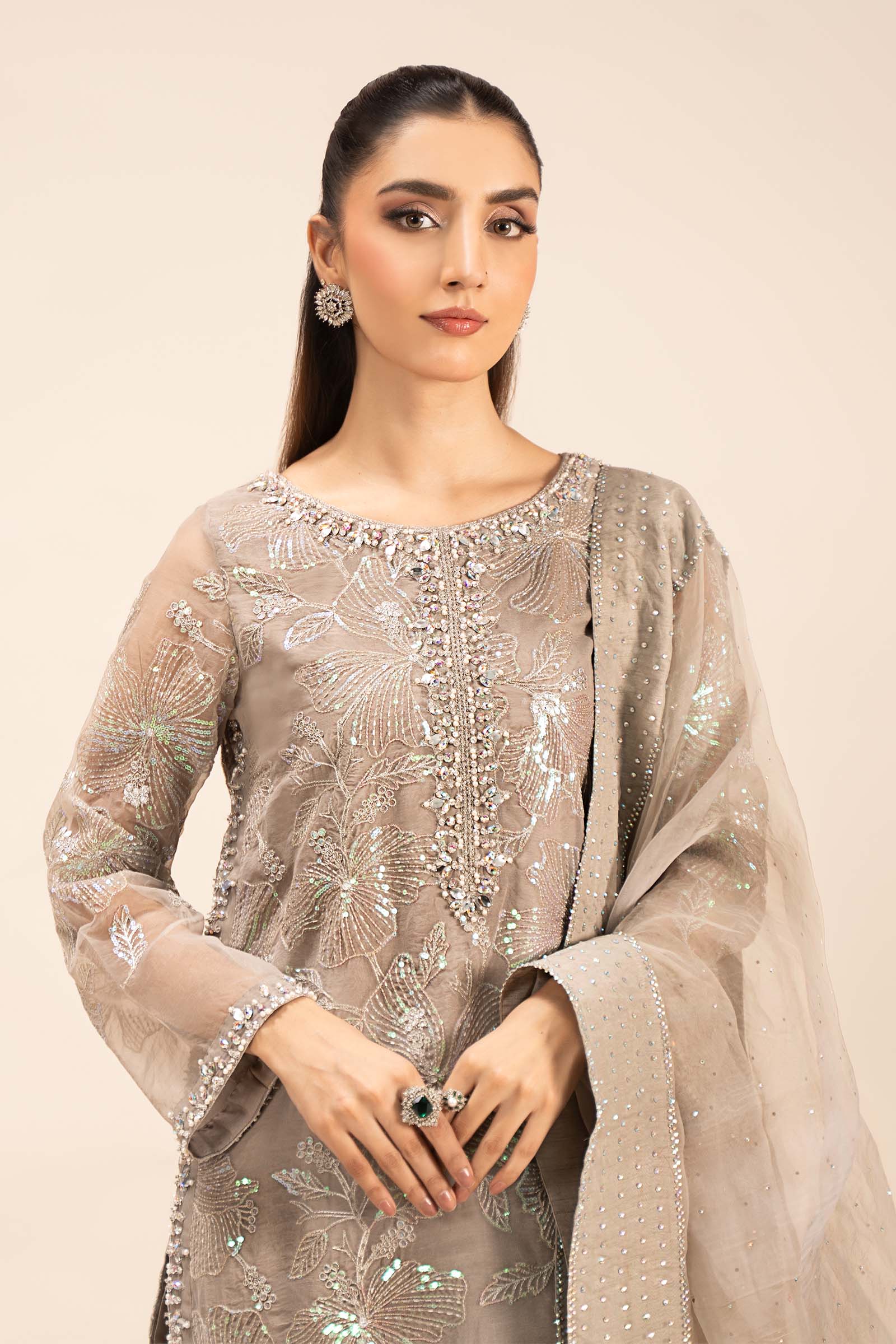 Maria B | Formal Wears |  SF-EF25-15 - Aqsa Fabrics