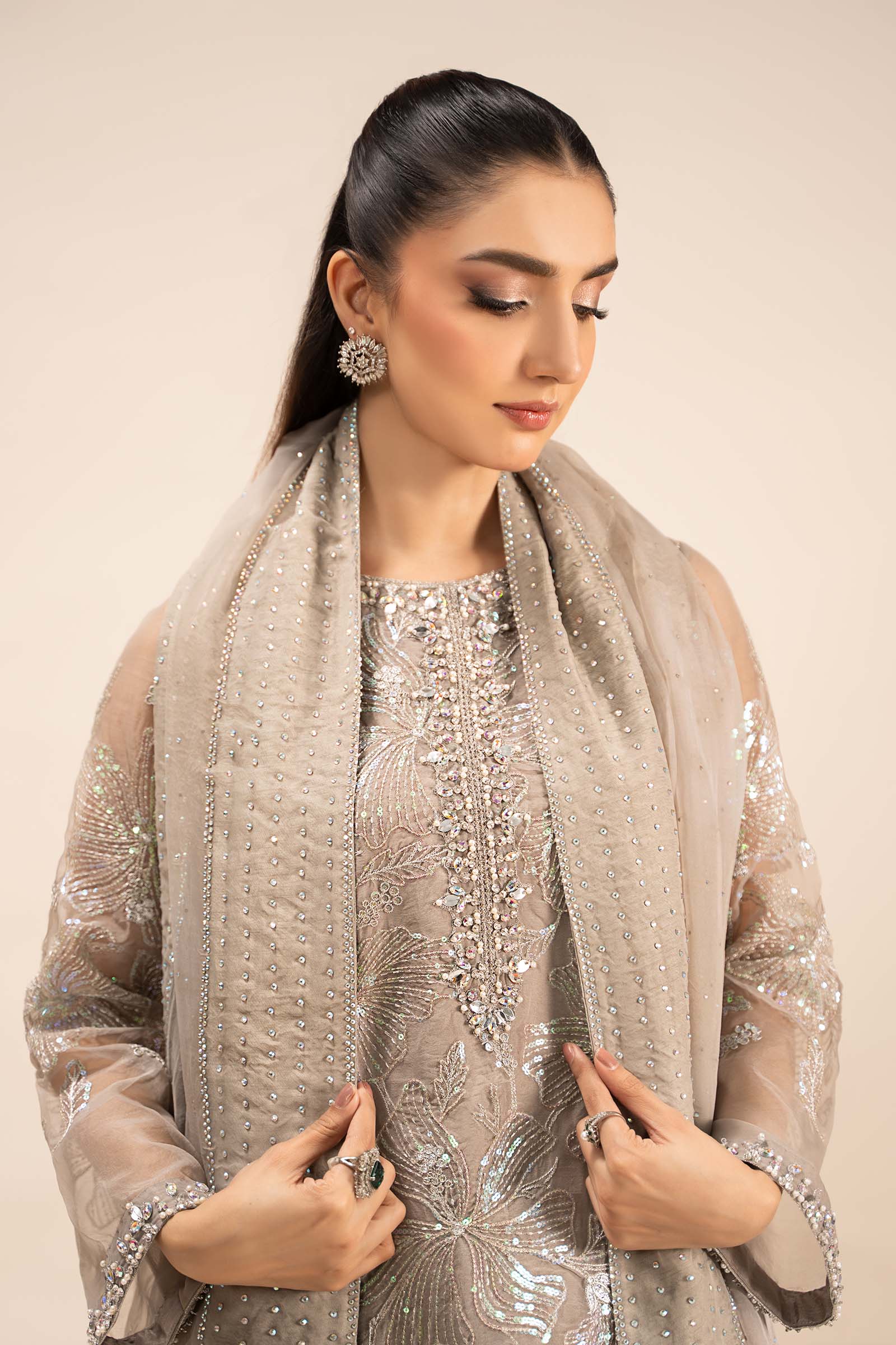 Maria B | Formal Wears |  SF-EF25-15 - Aqsa Fabrics