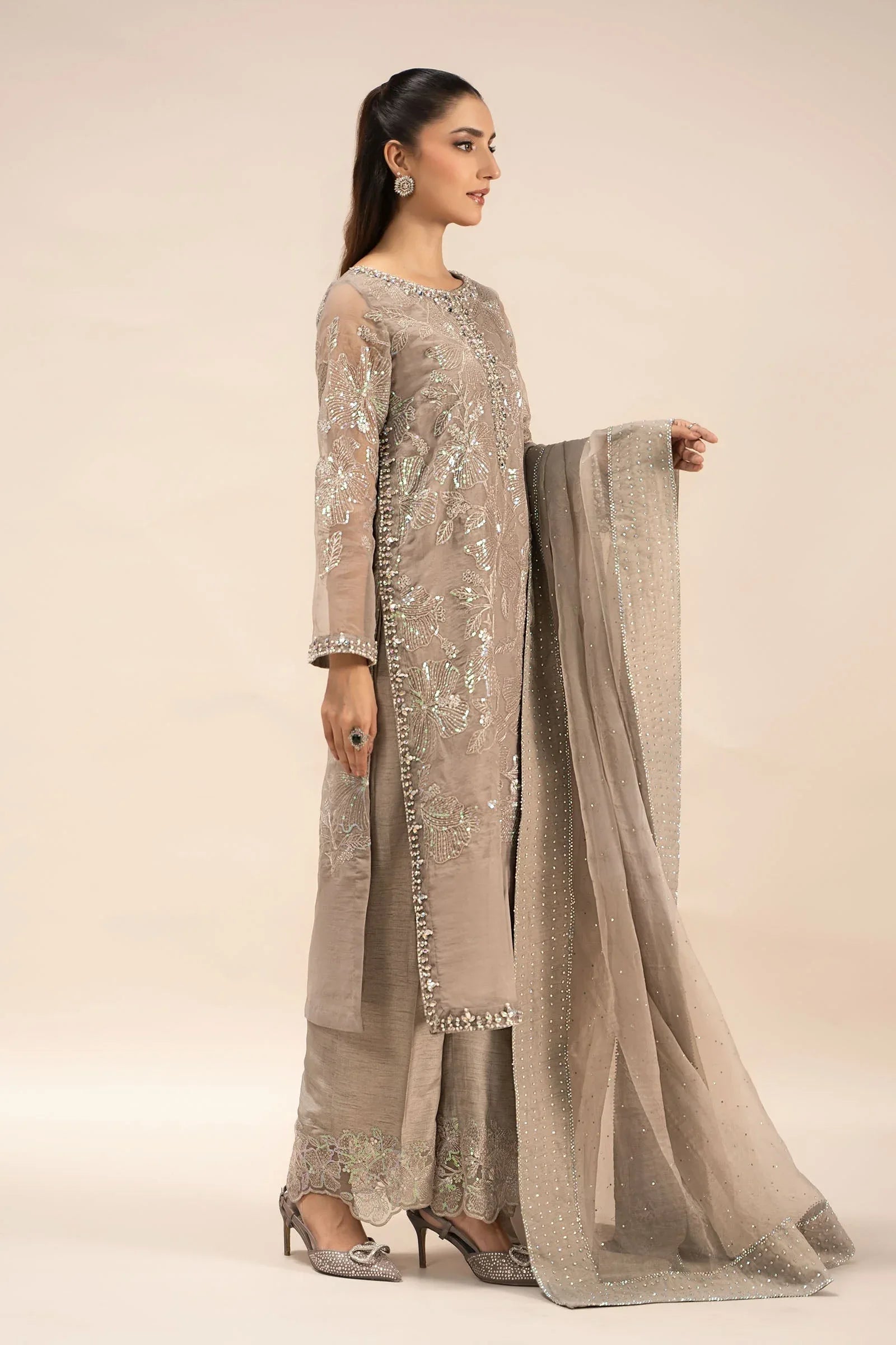 Maria B | Formal Wears |  SF-EF25-15 - Aqsa Fabrics