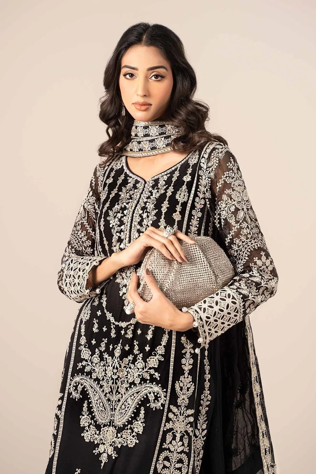 Maria B | Formal Wears | SF-EF25-20 - Aqsa Fabrics