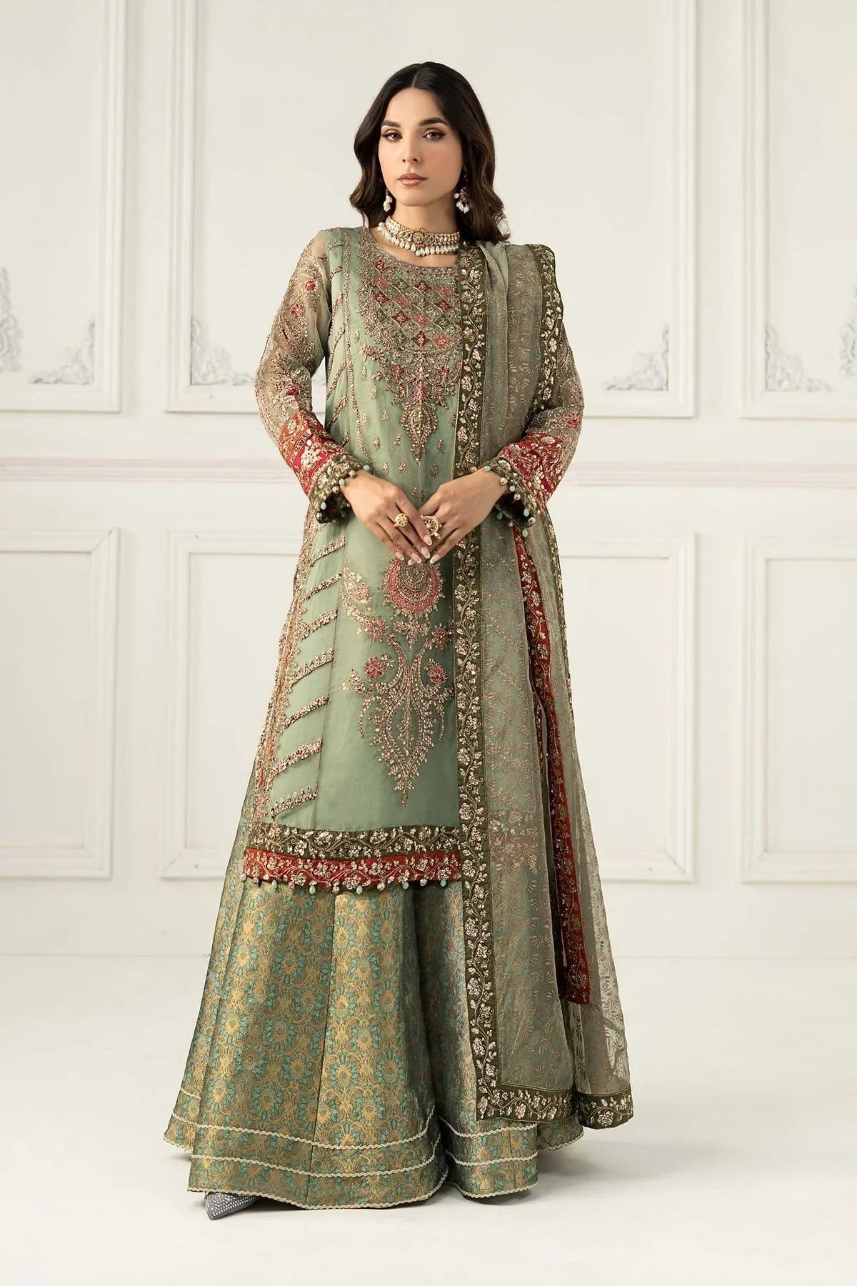 Maria B | Formal Wears | SF-EF25-28 - Aqsa Fabrics