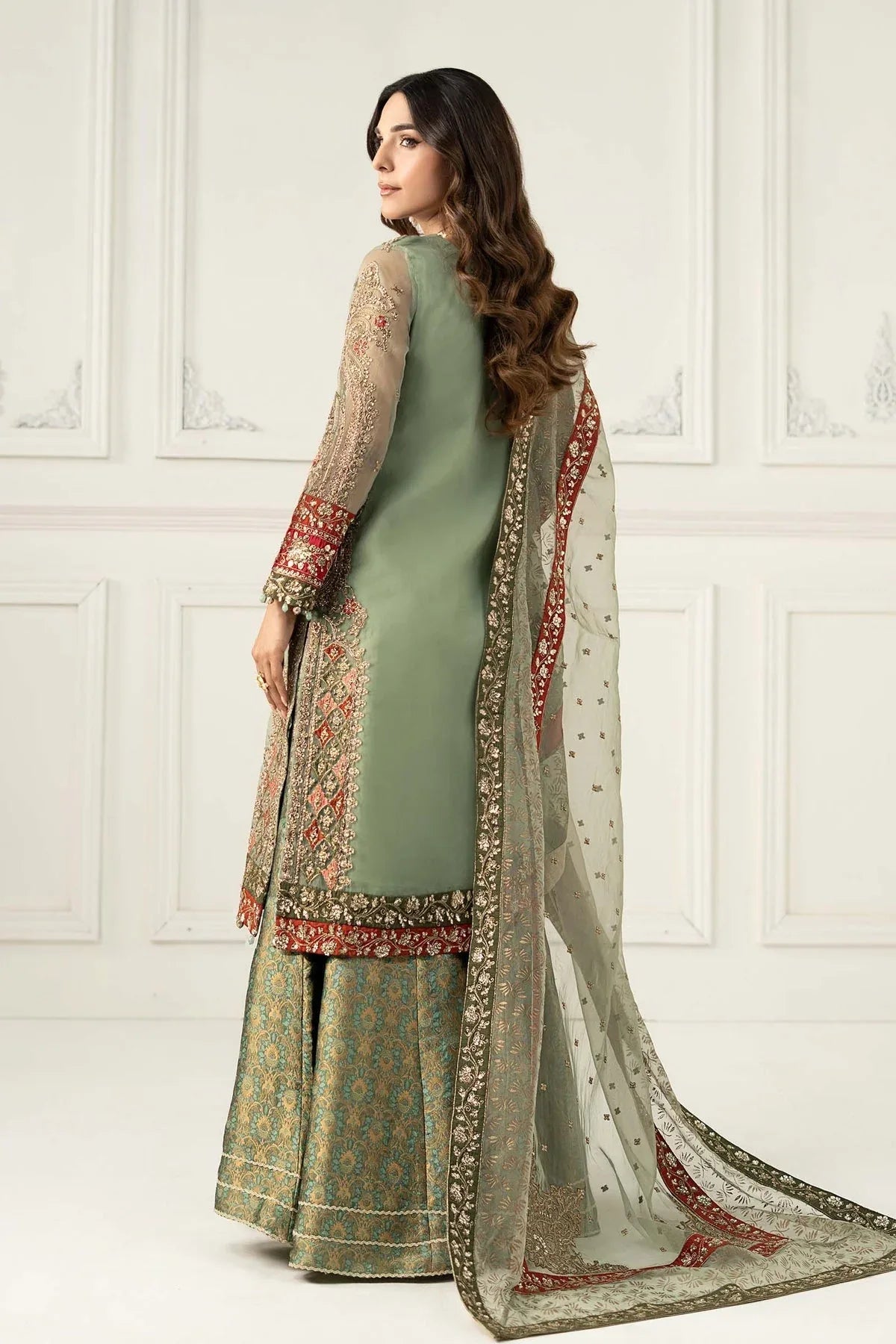 Maria B | Formal Wears | SF-EF25-28 - Aqsa Fabrics
