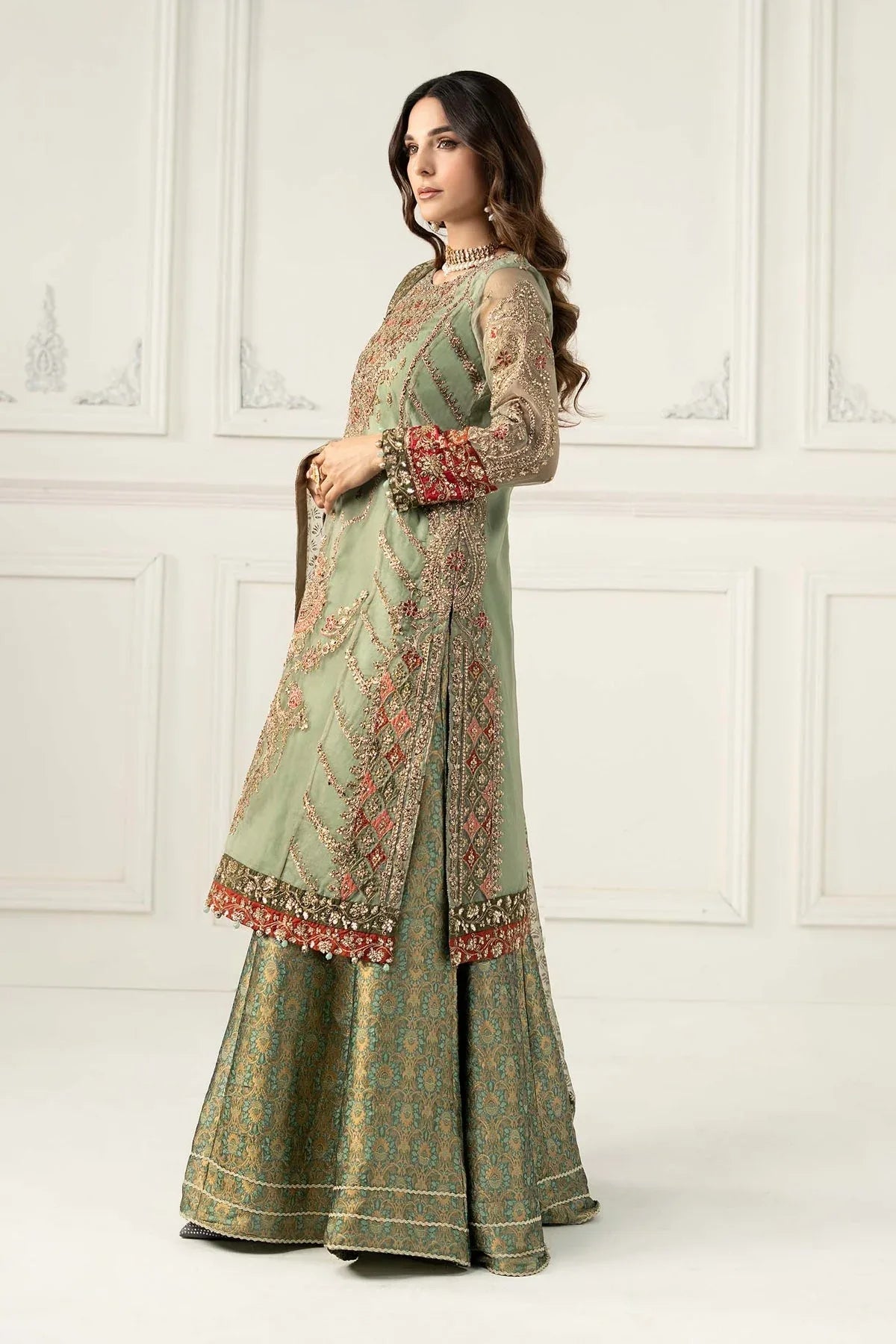 Maria B | Formal Wears | SF-EF25-28 - Aqsa Fabrics
