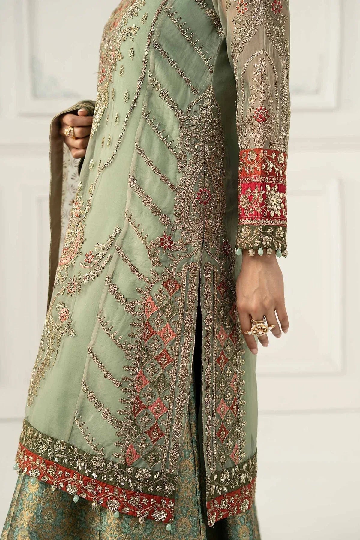 Maria B | Formal Wears | SF-EF25-28 - Aqsa Fabrics