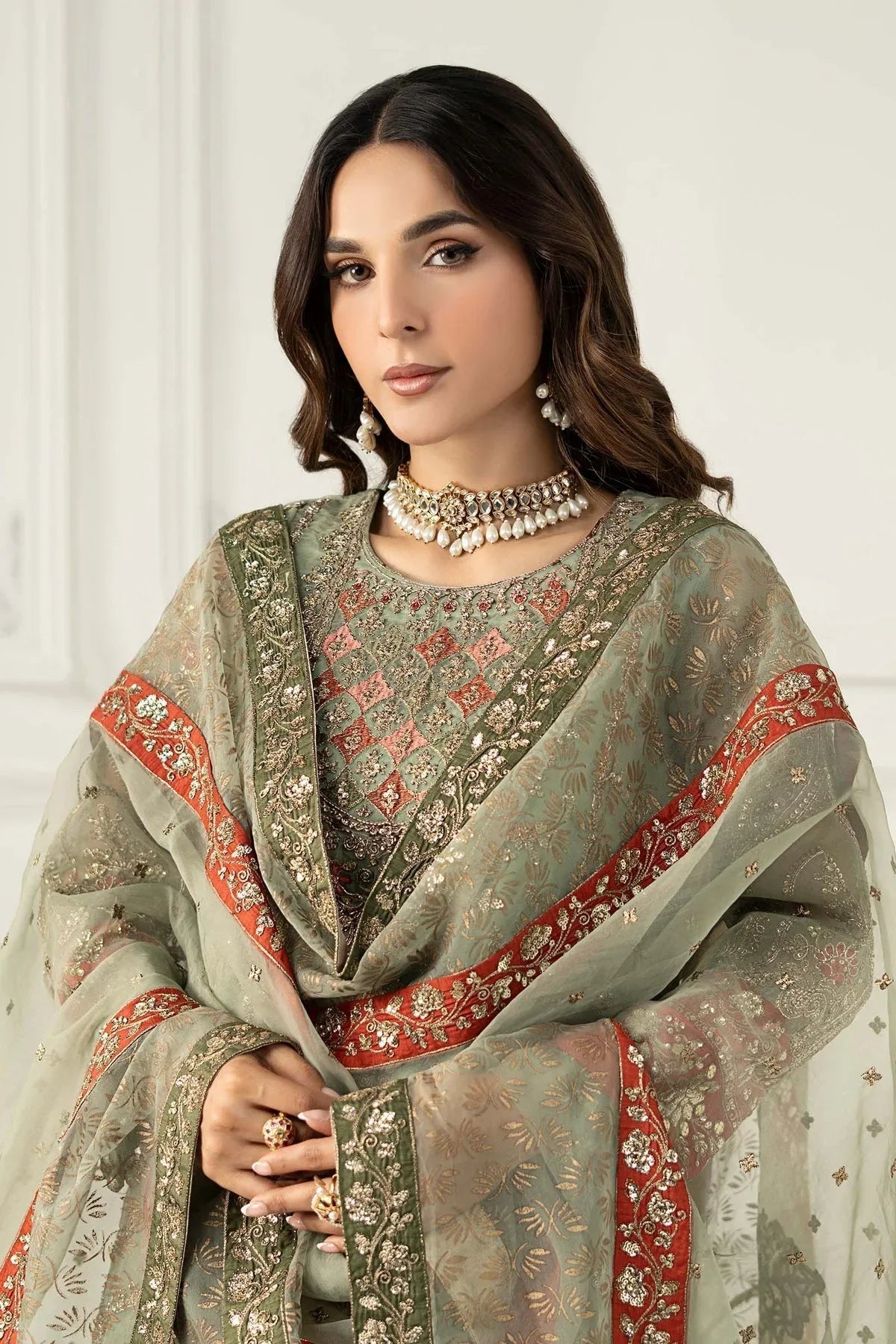 Maria B | Formal Wears | SF-EF25-28 - Aqsa Fabrics
