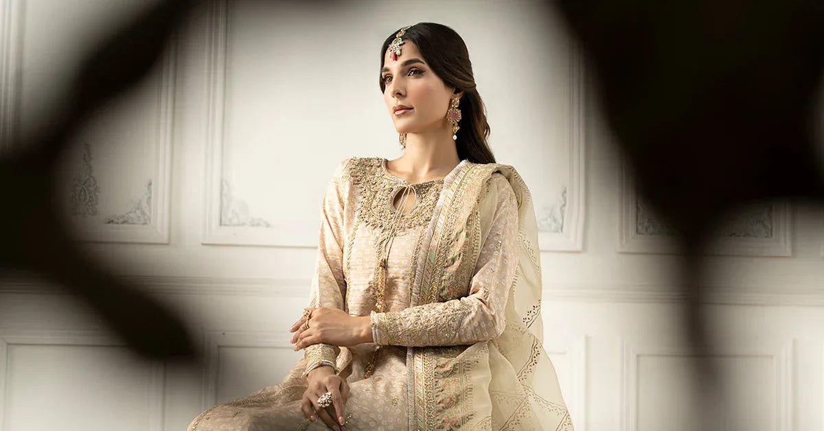 Maria B | Formal Wears | SF-EF25-32 - Aqsa Fabrics