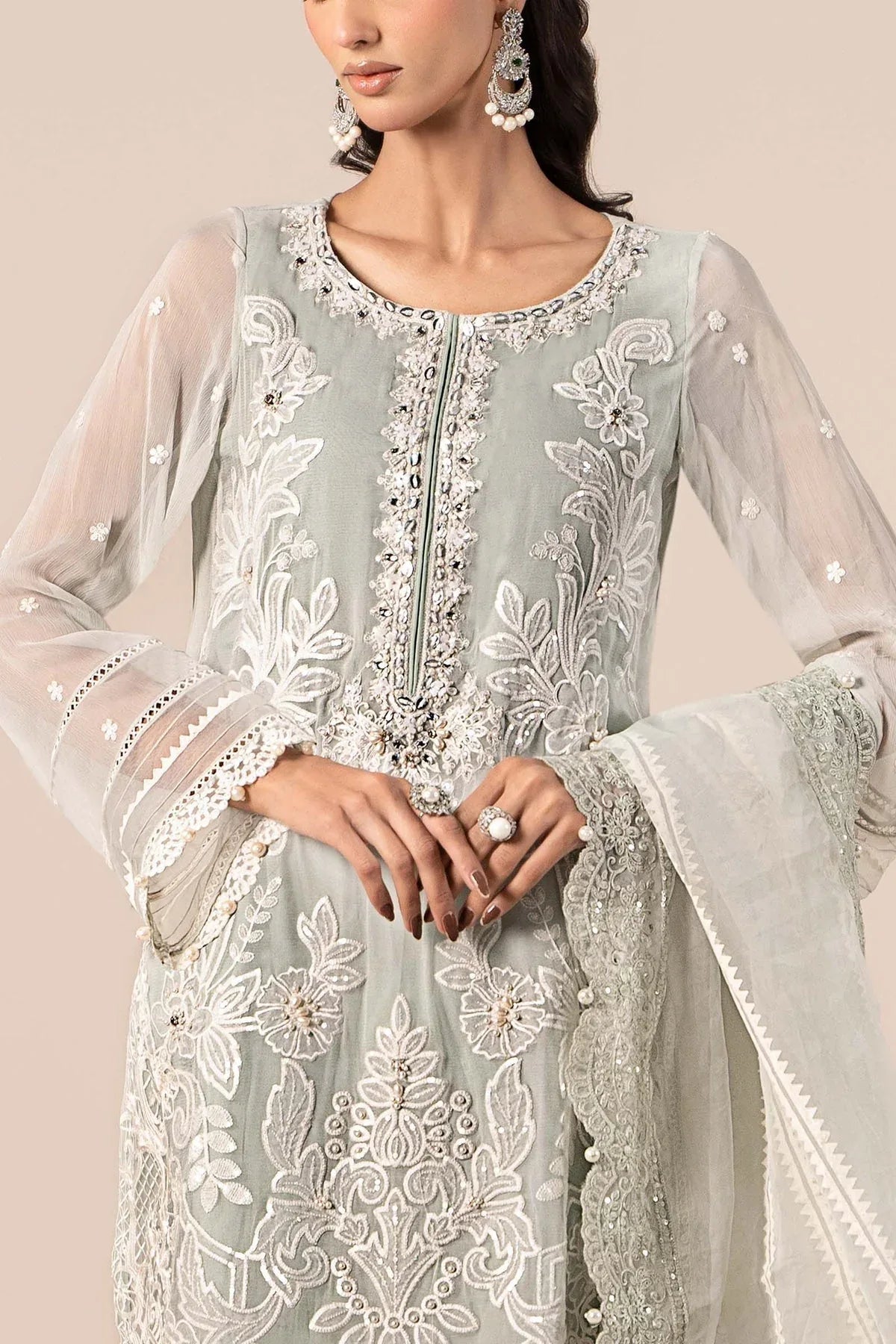 Maria B | Formal Wears | SF-EF25-34 - Aqsa Fabrics