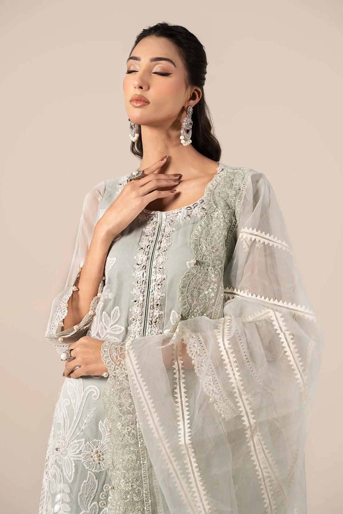 Maria B | Formal Wears | SF-EF25-34 - Aqsa Fabrics