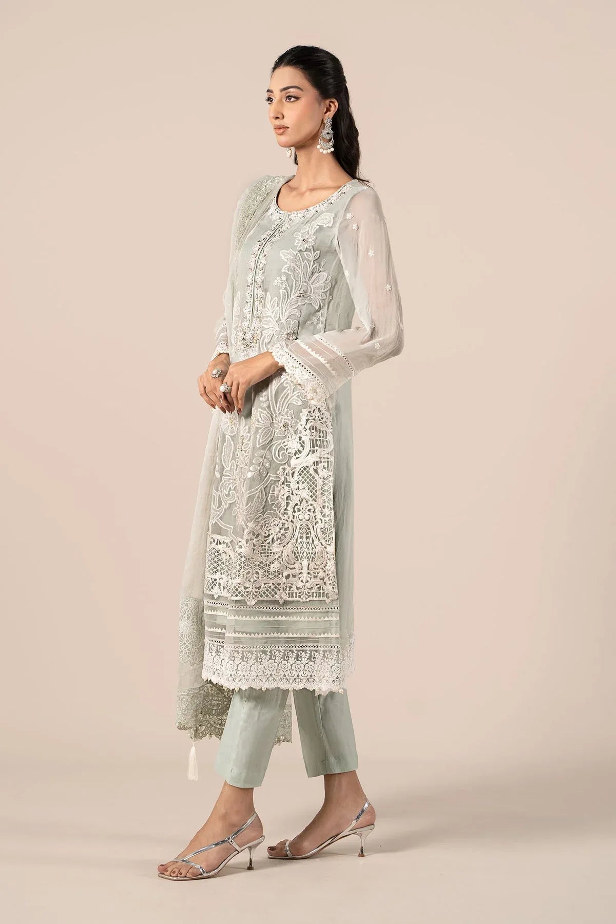 Maria B | Formal Wears | SF-EF25-34 - Aqsa Fabrics