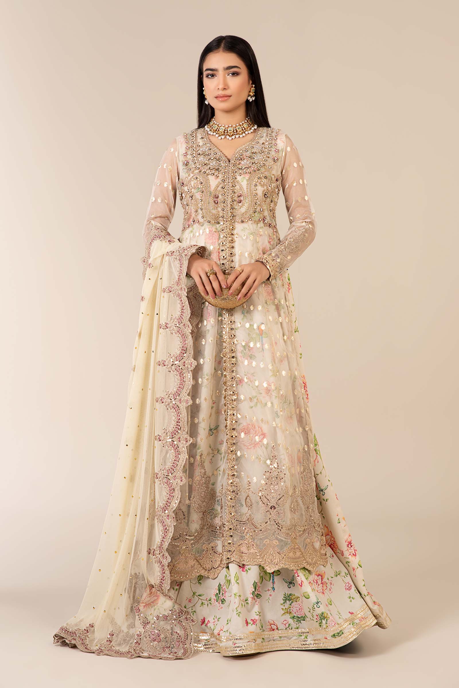Maria B | Formal Wears | SF-EF25-37 - Aqsa Fabrics