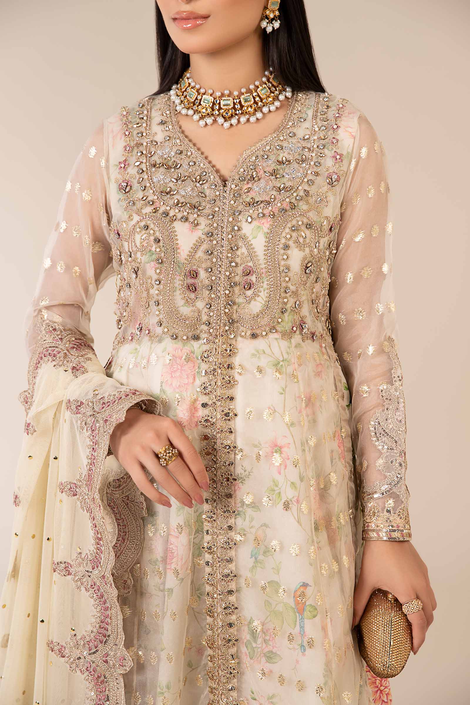 Maria B | Formal Wears | SF-EF25-37 - Aqsa Fabrics