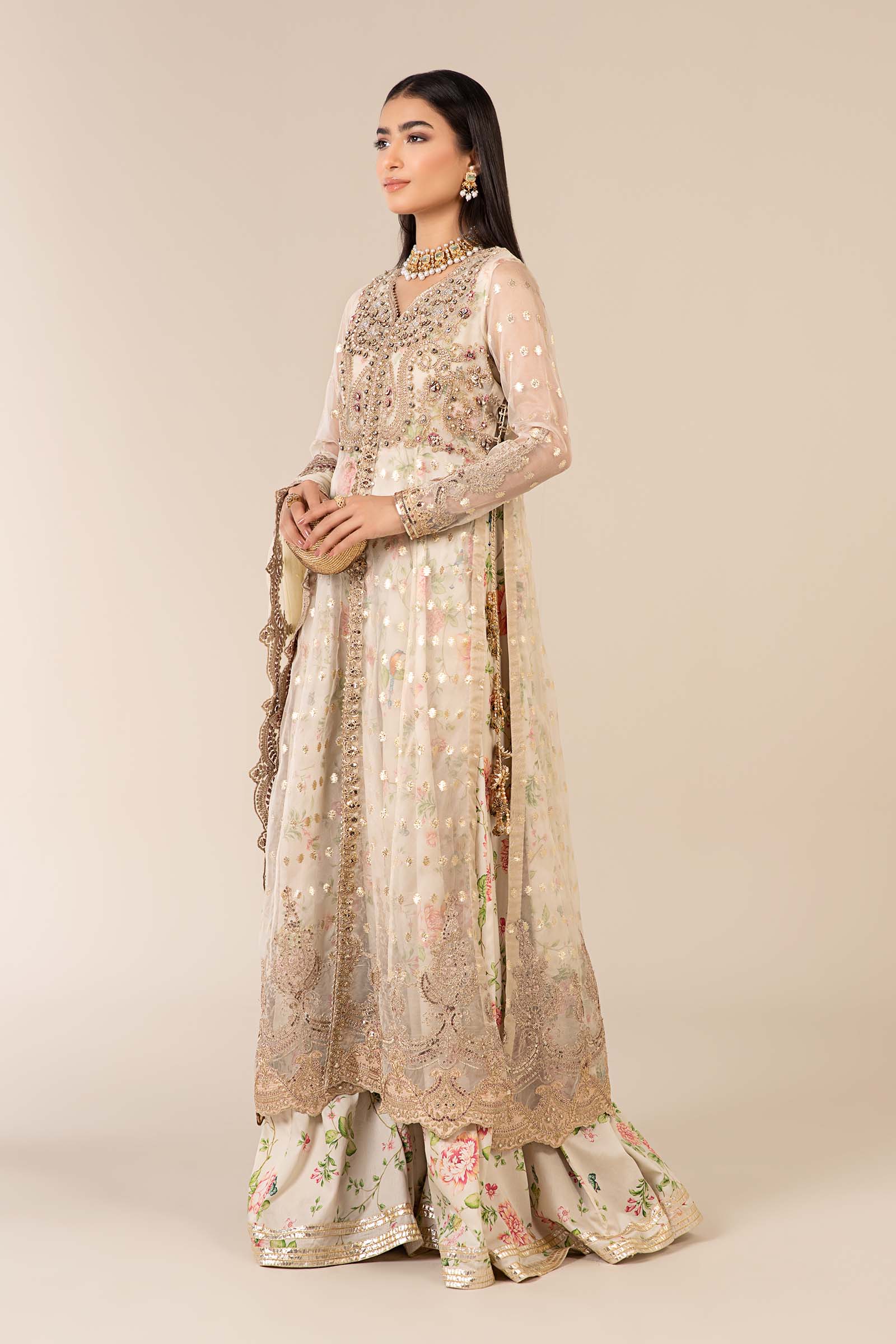Maria B | Formal Wears | SF-EF25-37 - Aqsa Fabrics