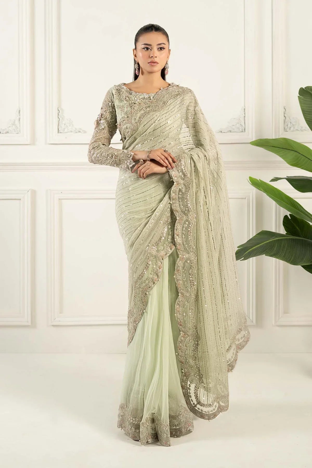 Maria B | Formal Wears | SF-EF25-38 - Aqsa Fabrics