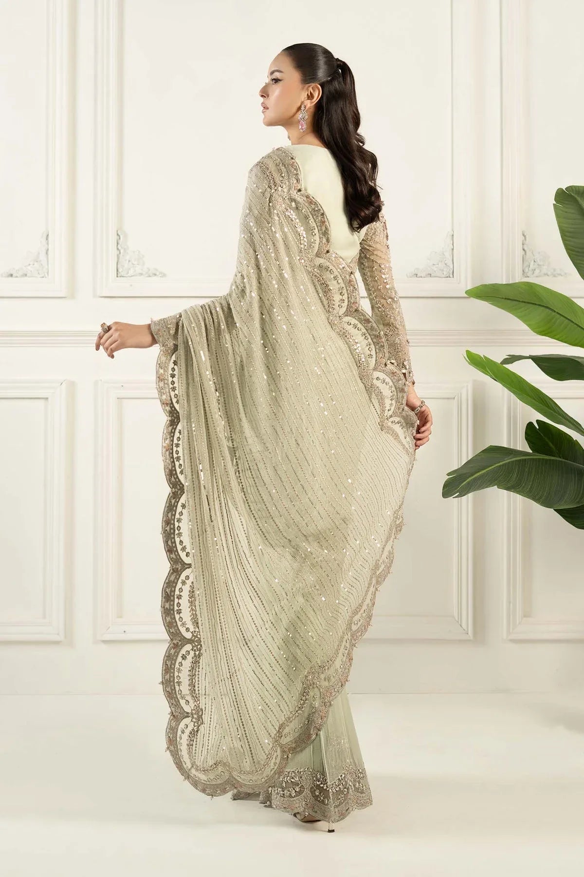 Maria B | Formal Wears | SF-EF25-38 - Aqsa Fabrics