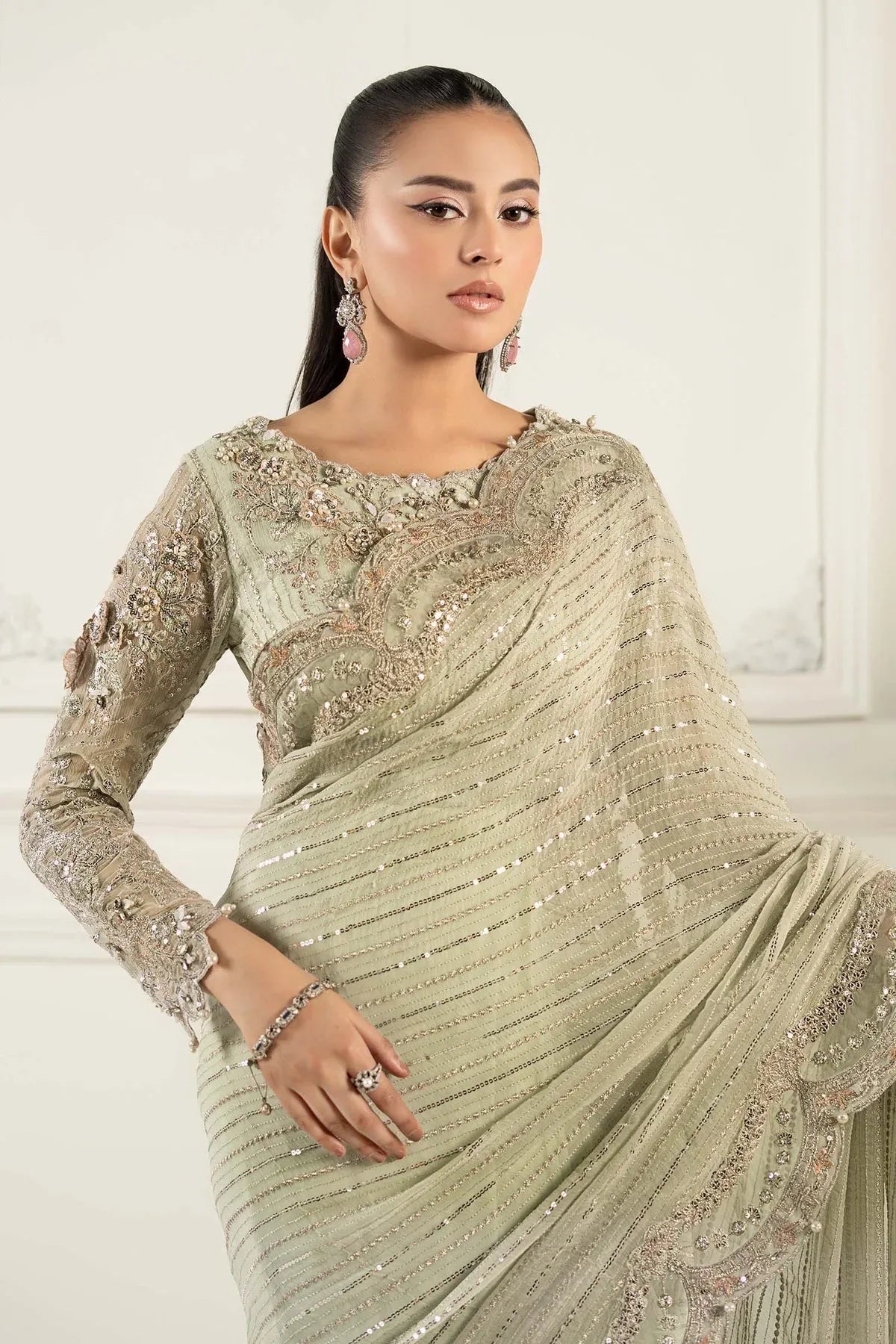Maria B | Formal Wears | SF-EF25-38 - Aqsa Fabrics