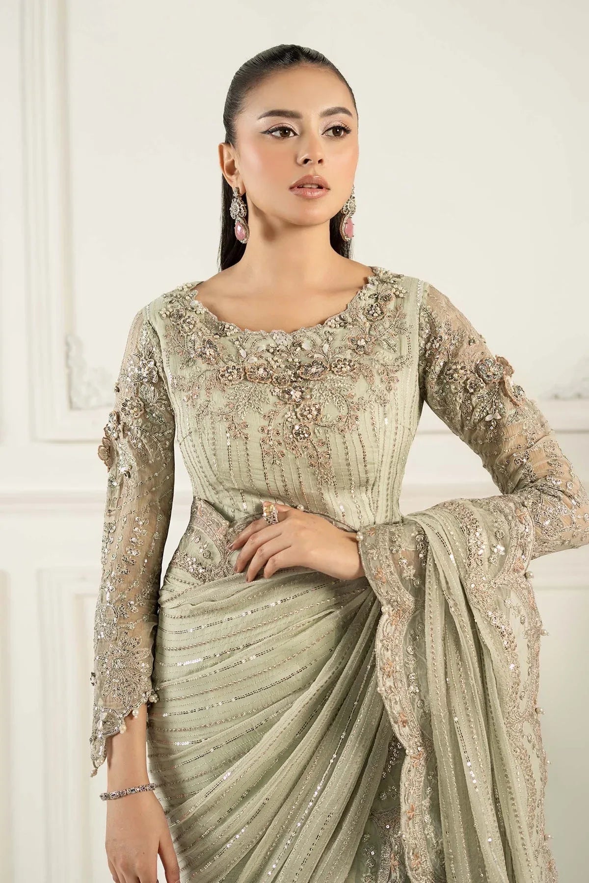 Maria B | Formal Wears | SF-EF25-38 - Aqsa Fabrics