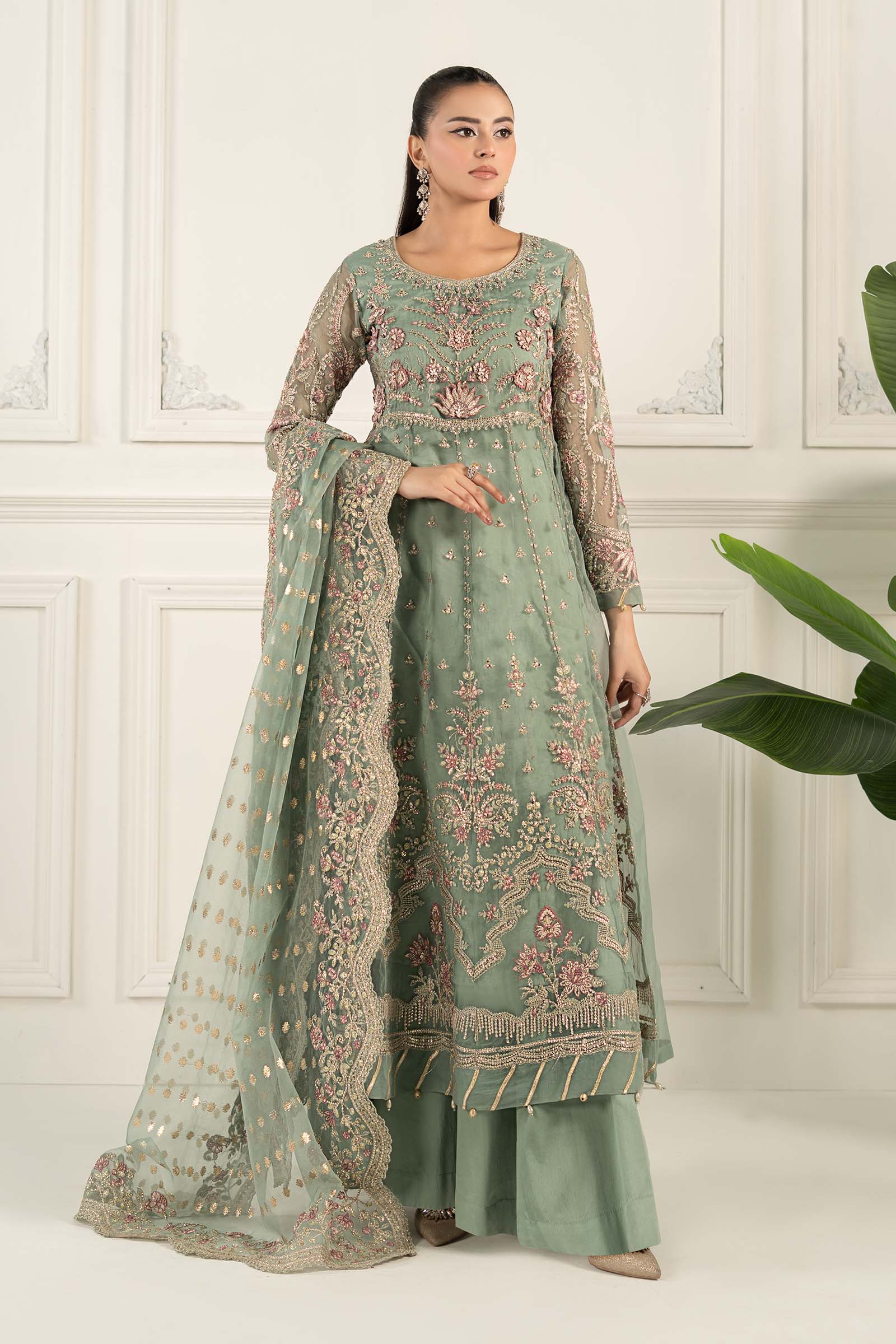 Maria B | Formal Wears | SF-EF25-40 - Aqsa Fabrics