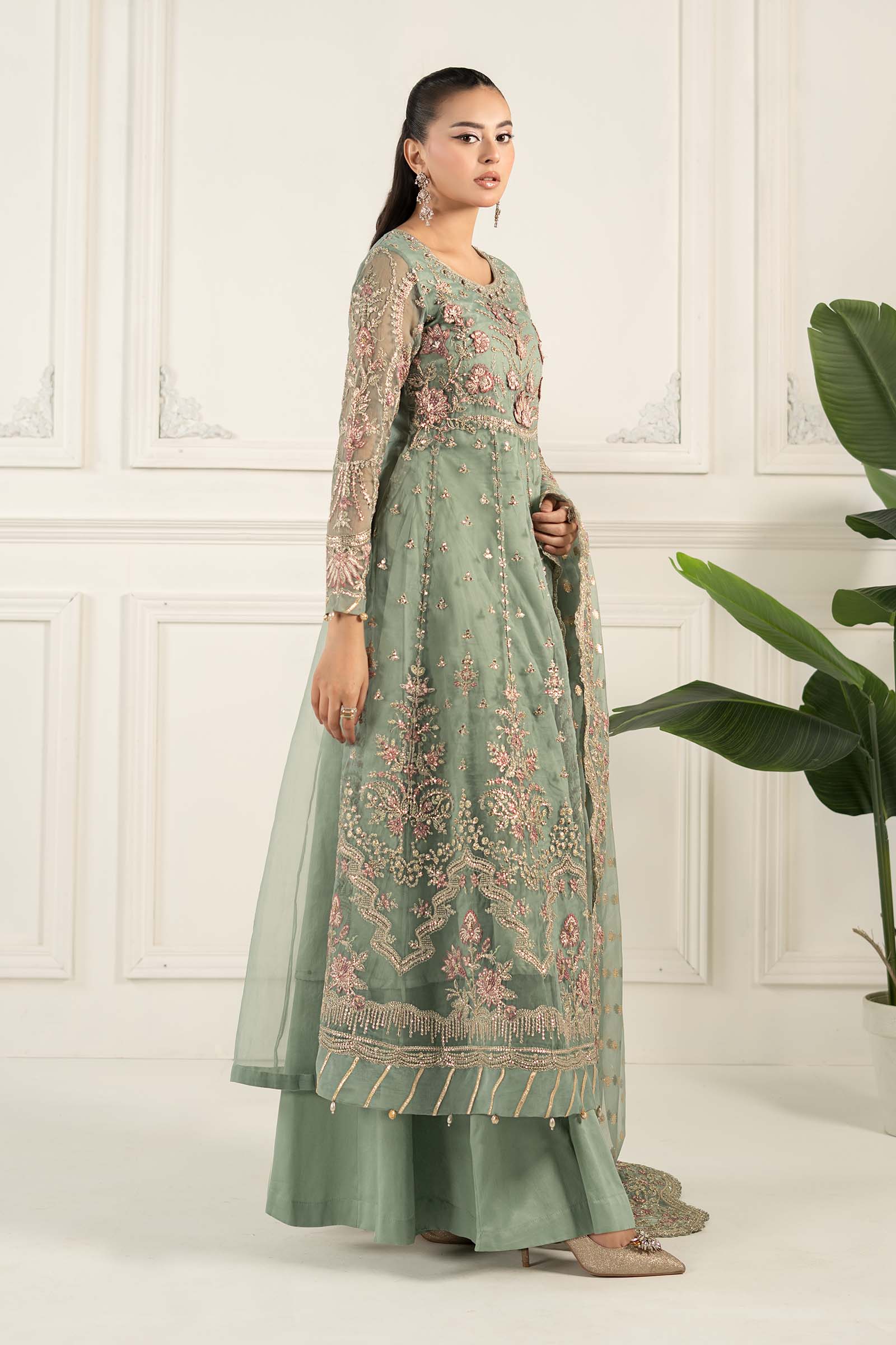 Maria B | Formal Wears | SF-EF25-40 - Aqsa Fabrics