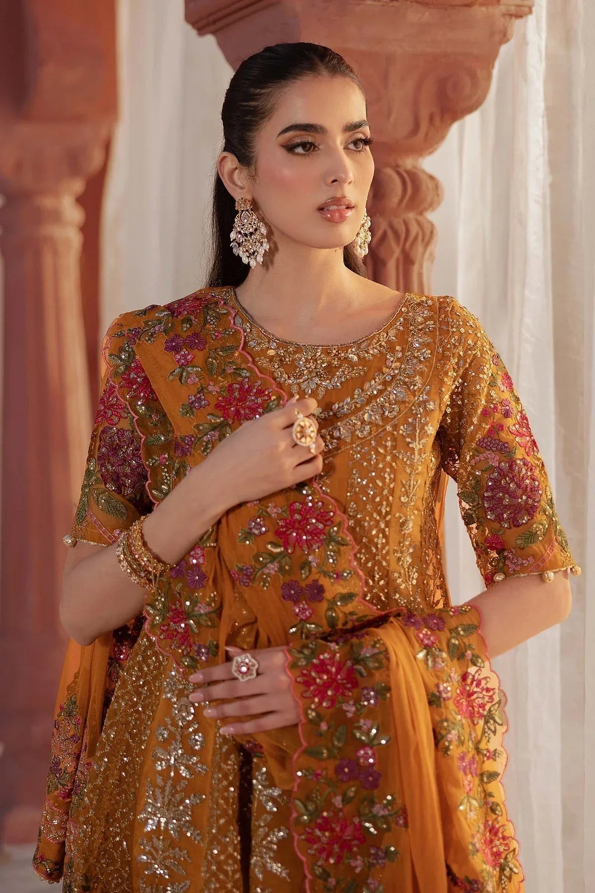 Maria B | Formal Wears | SF-EF25-42 - Aqsa Fabrics