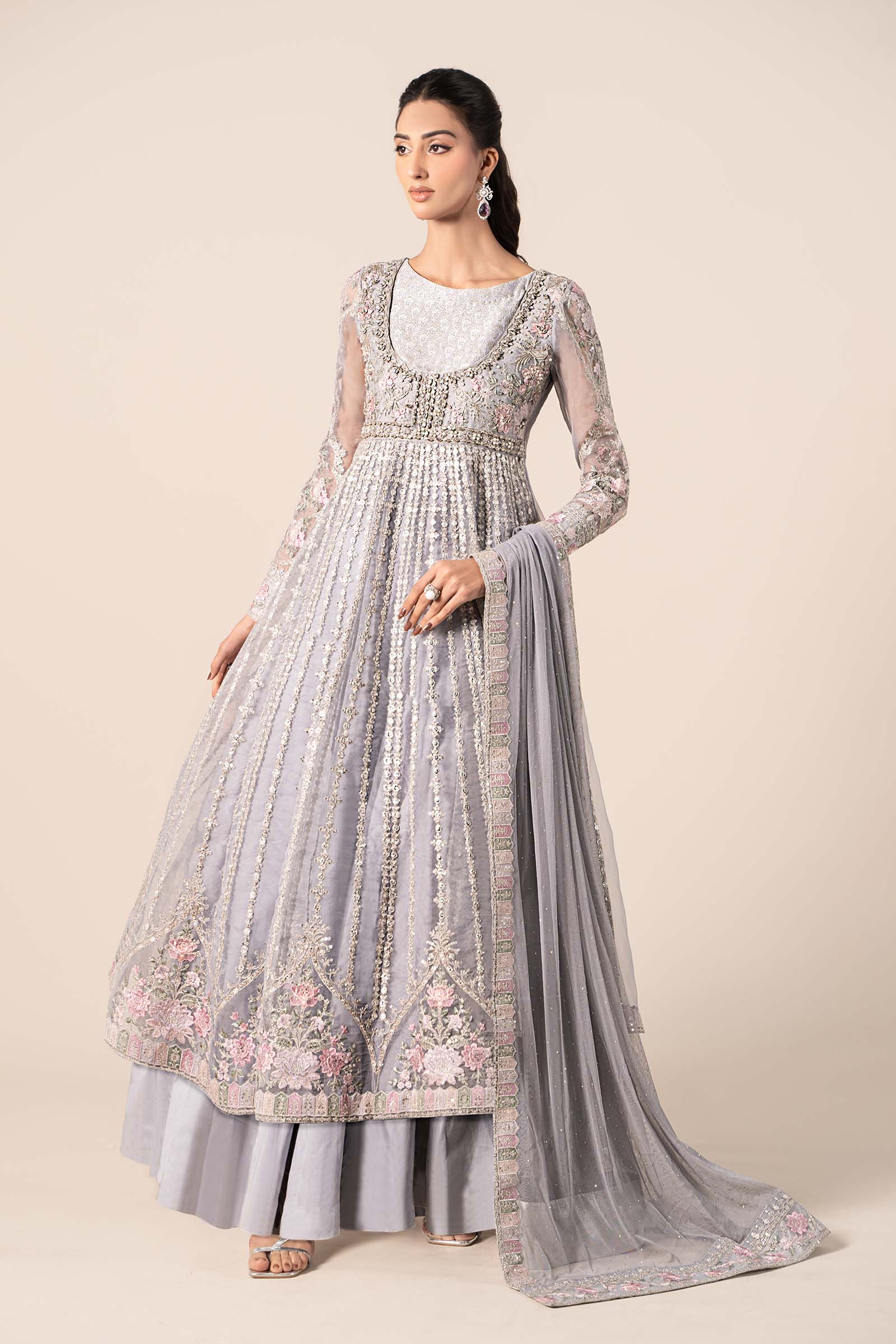 Maria B | Formal Wears | SF-EF25-43 - Aqsa Fabrics