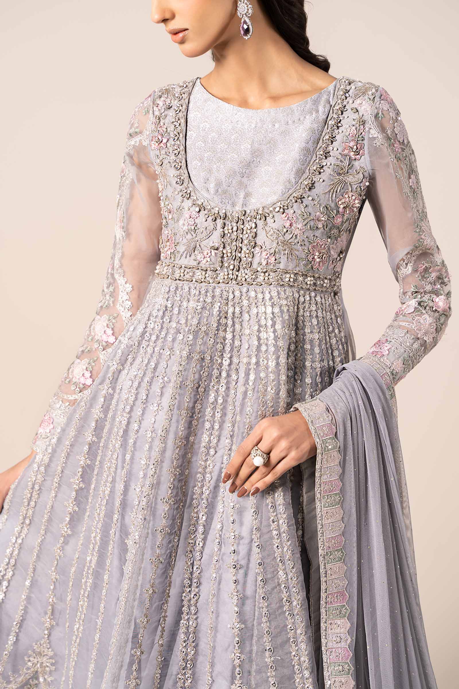 Maria B | Formal Wears | SF-EF25-43 - Aqsa Fabrics