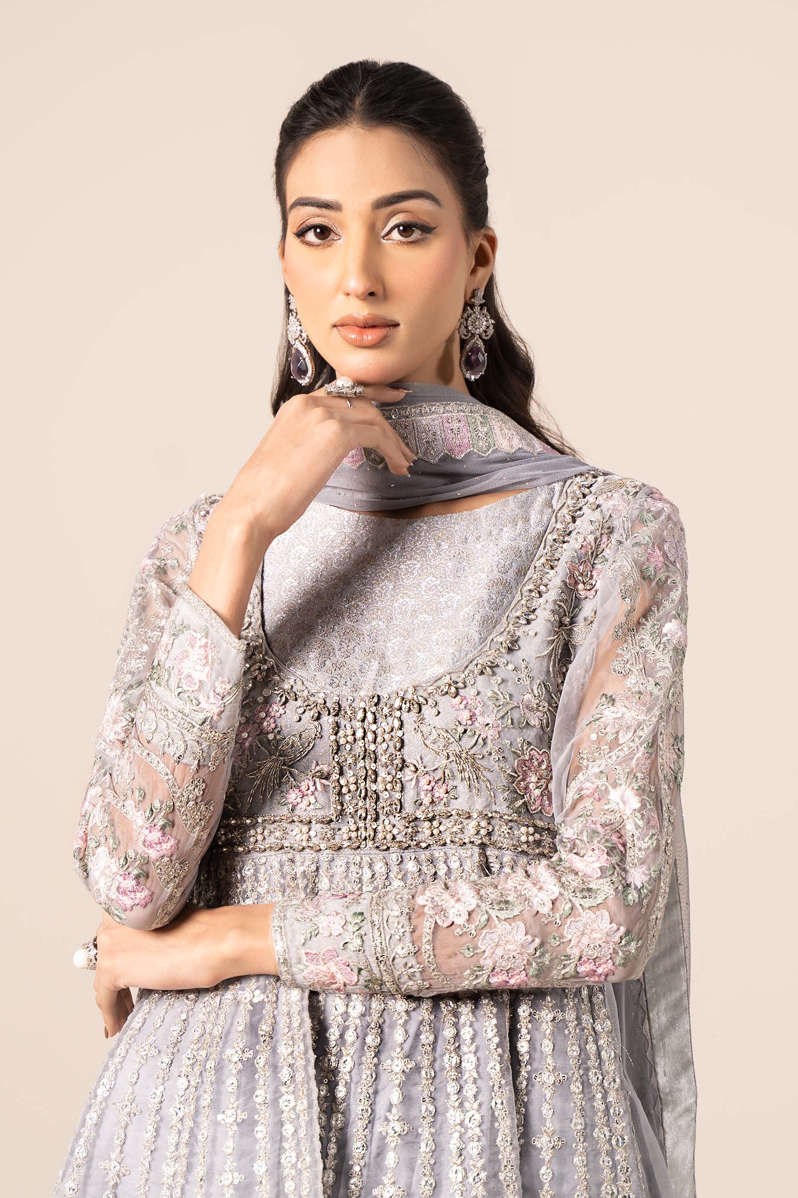 Maria B | Formal Wears | SF-EF25-43 - Aqsa Fabrics