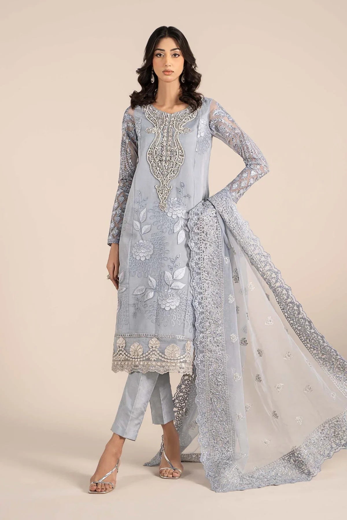 Maria B | Formal Wears | SF-EF25-51 - Aqsa Fabrics