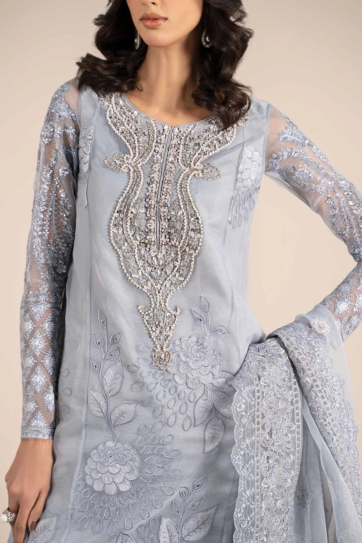 Maria B | Formal Wears | SF-EF25-51 - Aqsa Fabrics