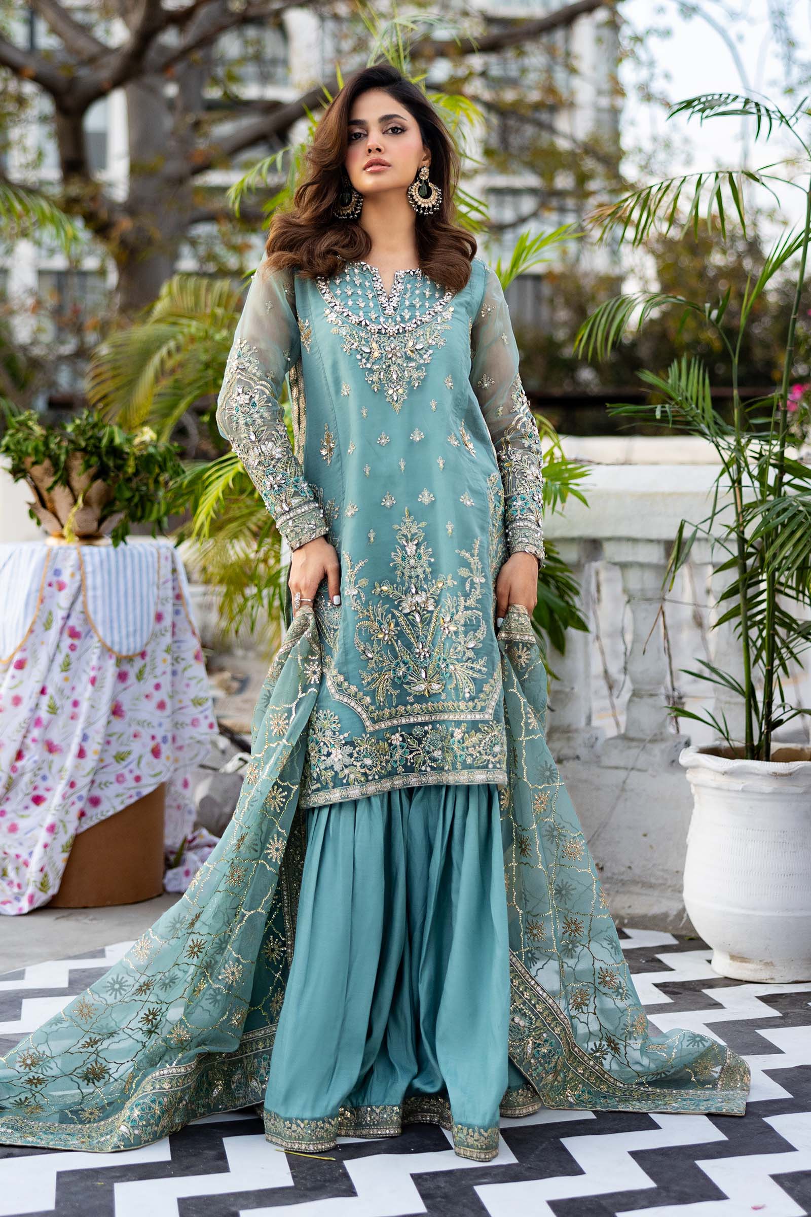 Maria B | Formal Wears | SF-EF25-53 - Aqsa Fabrics