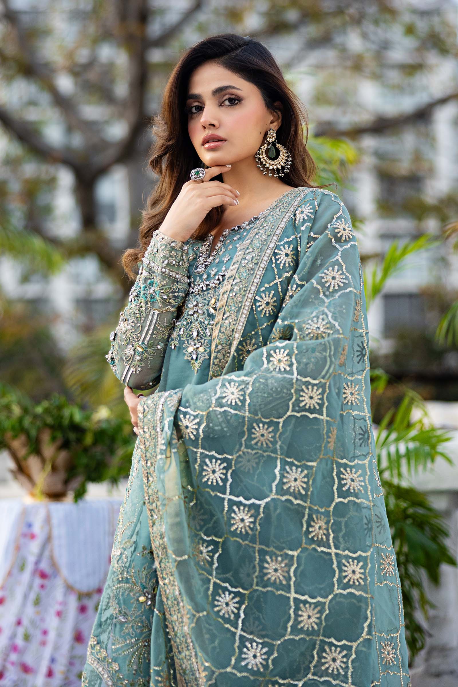 Maria B | Formal Wears | SF-EF25-53 - Aqsa Fabrics