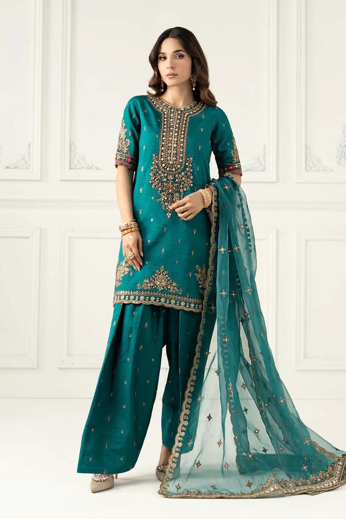 Maria B | Formal Wears | SF-EF25-63 - Aqsa Fabrics