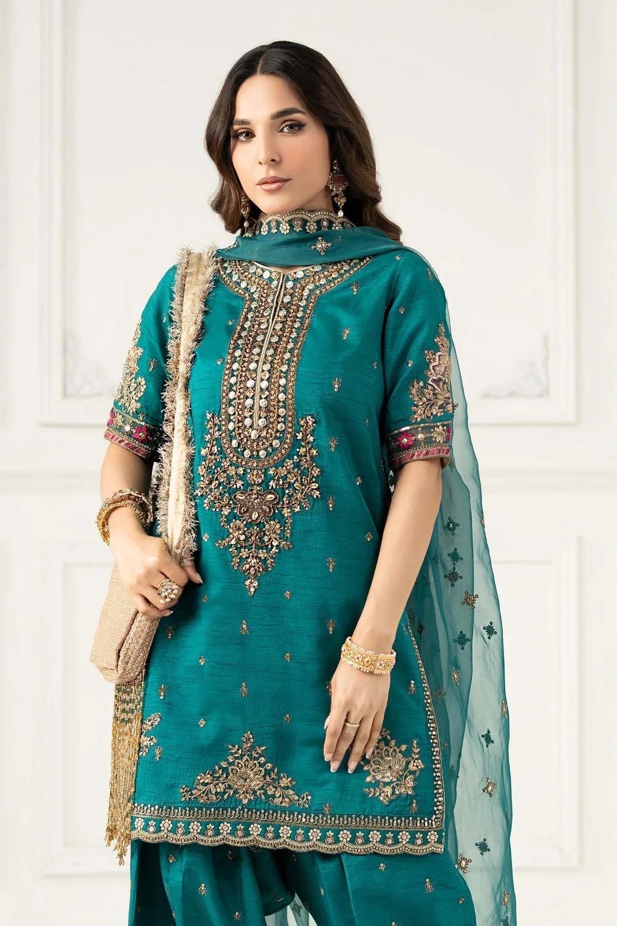 Maria B | Formal Wears | SF-EF25-63 - Aqsa Fabrics