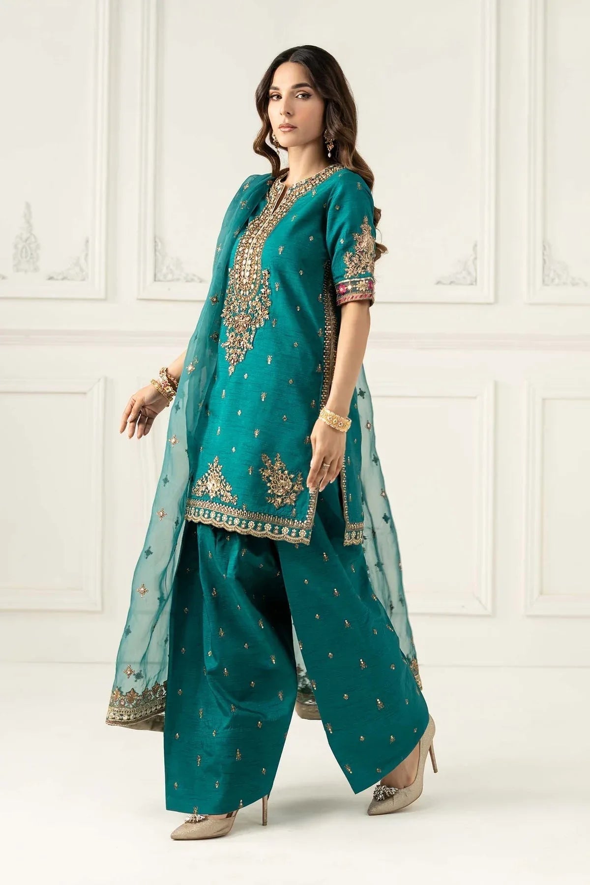 Maria B | Formal Wears | SF-EF25-63 - Aqsa Fabrics