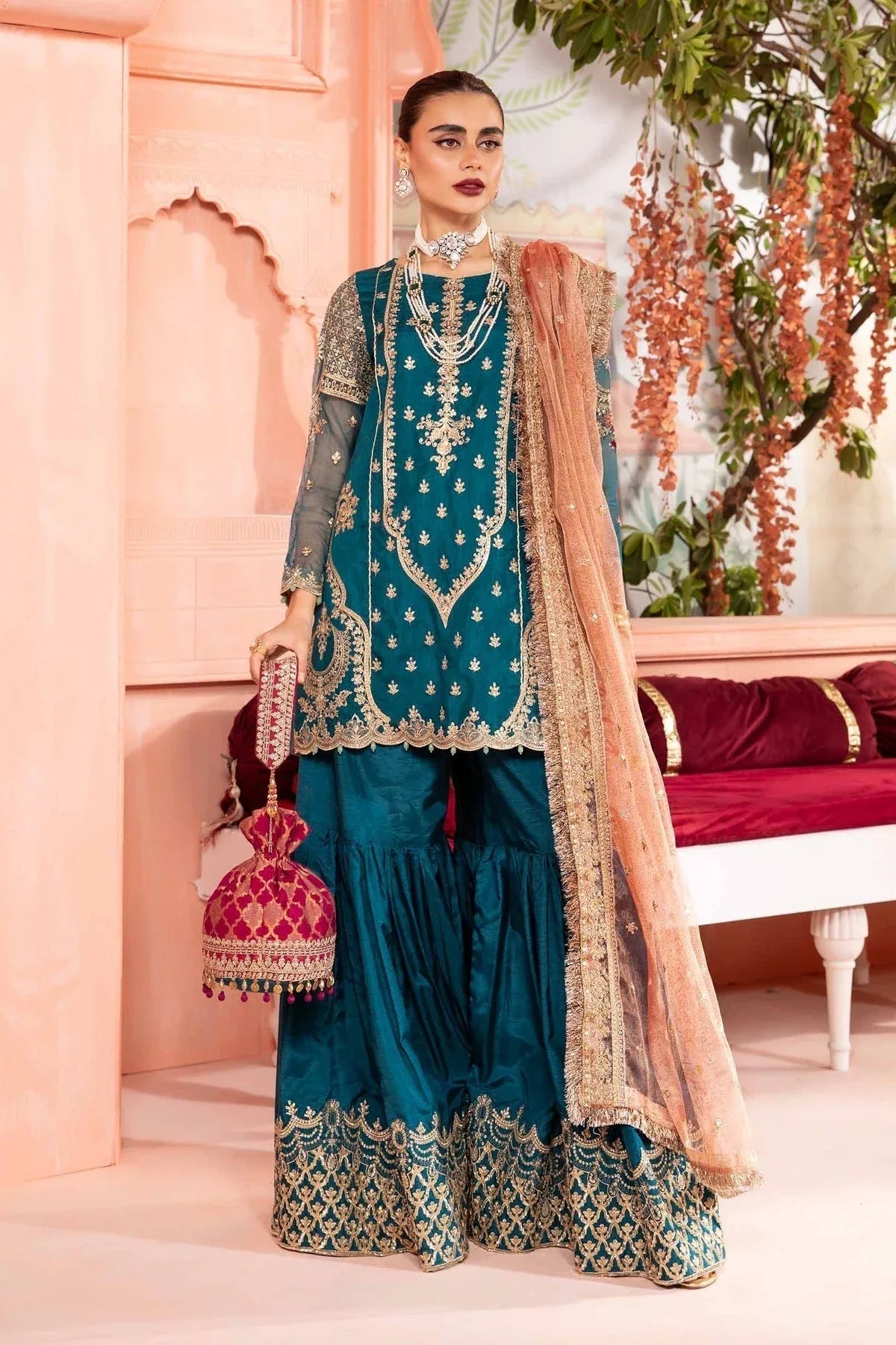 Maria B | Formal Wears | SF-PF24-04 - Aqsa Fabrics