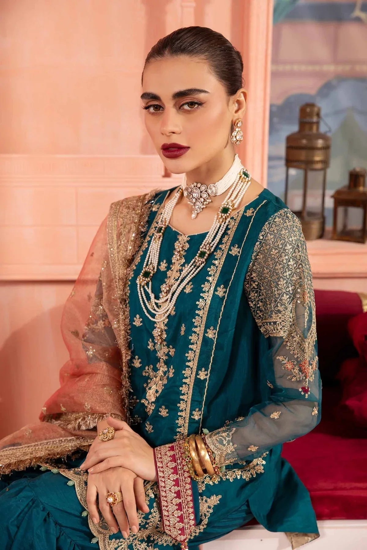 Maria B | Formal Wears | SF-PF24-04 - Aqsa Fabrics