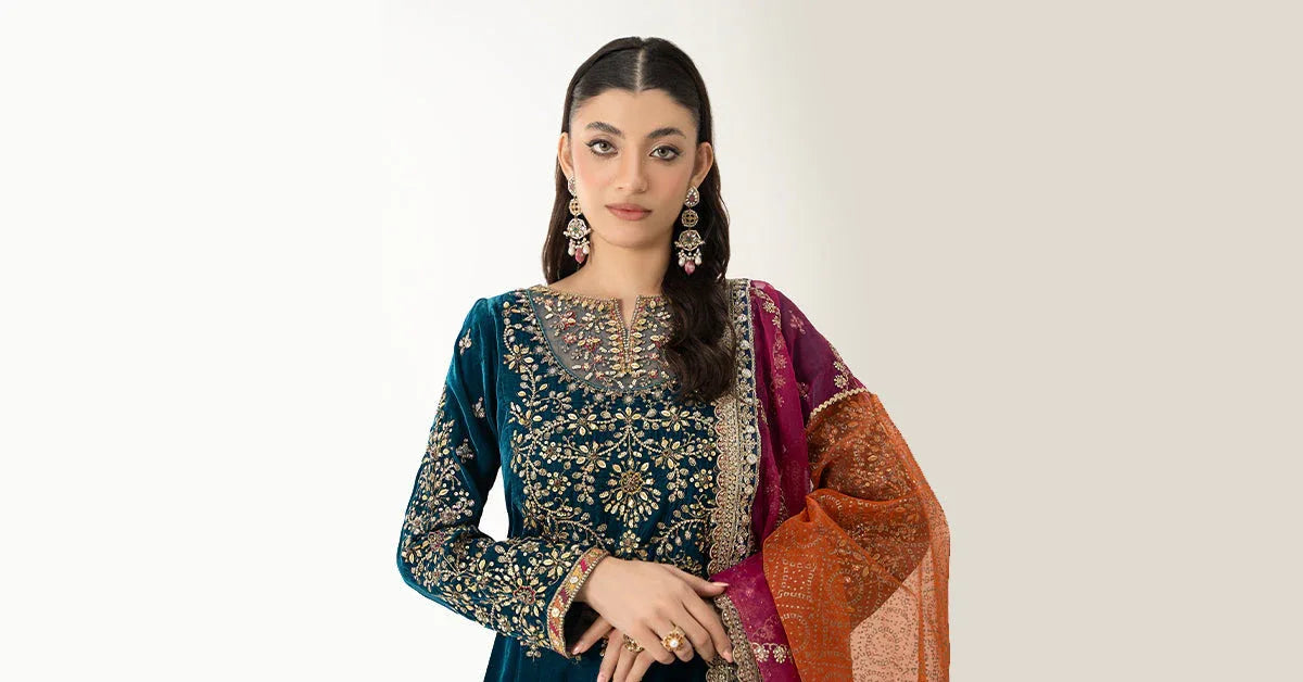 Maria B | Formal Wears | SF-W24-05 - Aqsa Fabrics