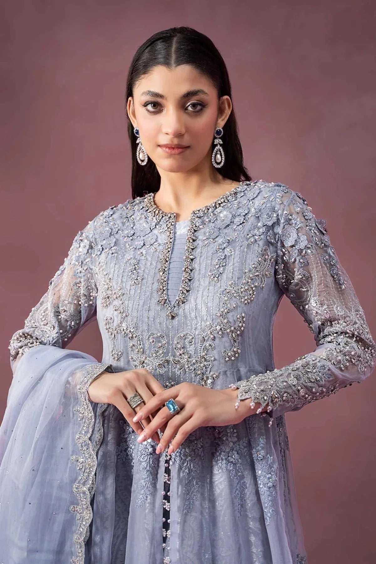 Maria B | Formal Wears | SF-W24-10 - Aqsa Fabrics