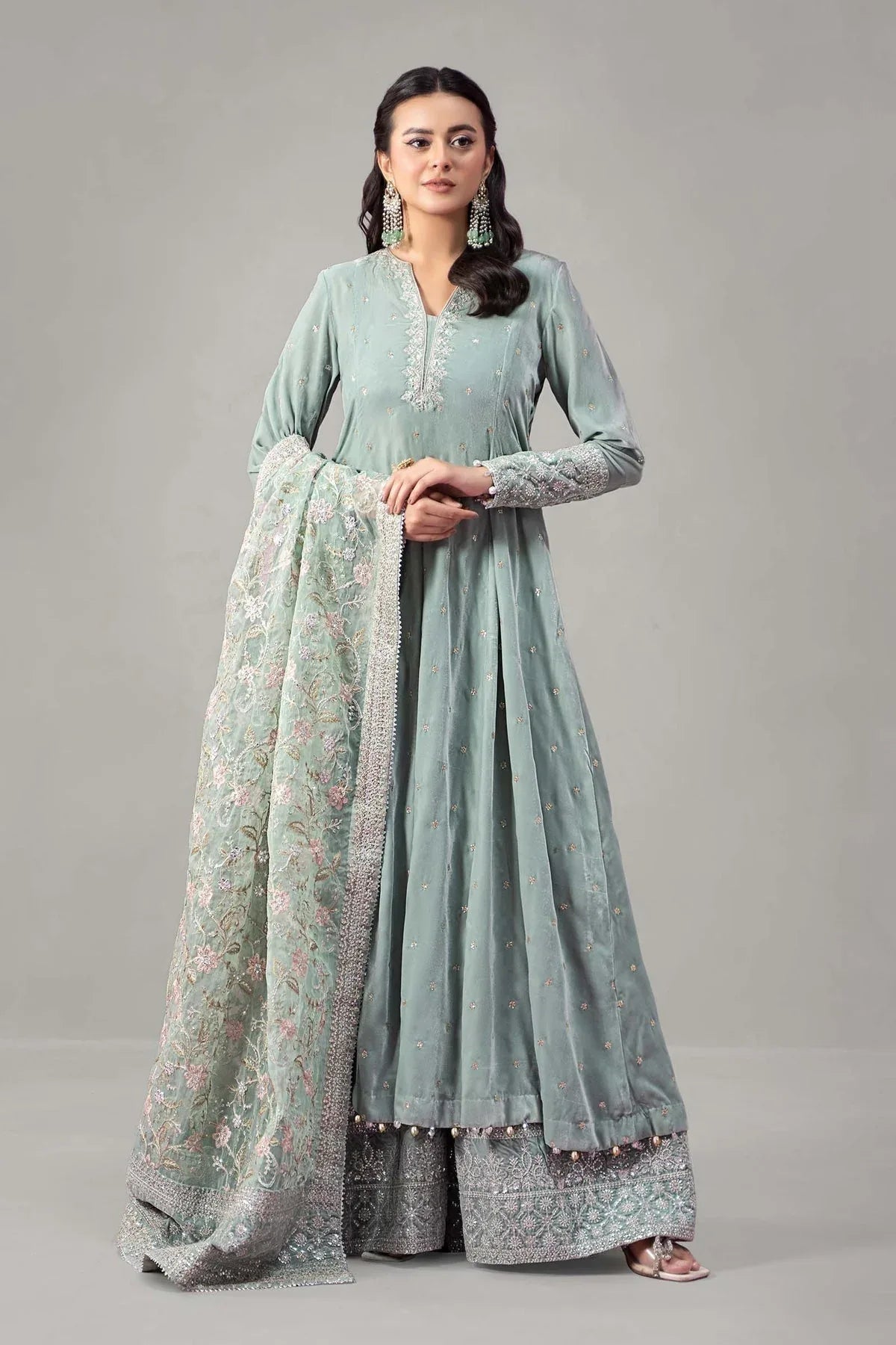 Maria B | Formal Wears | SF-W24-12 - Aqsa Fabrics