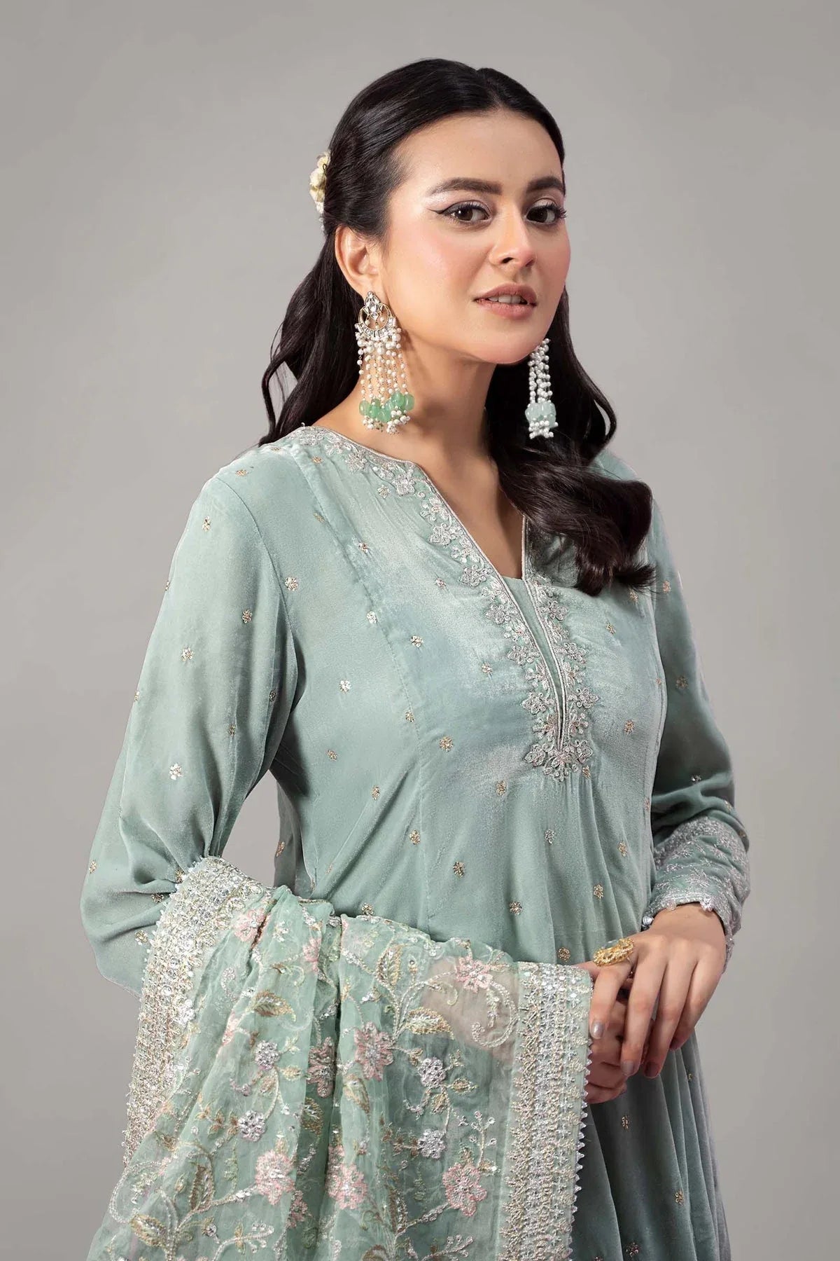 Maria B | Formal Wears | SF-W24-12 - Aqsa Fabrics