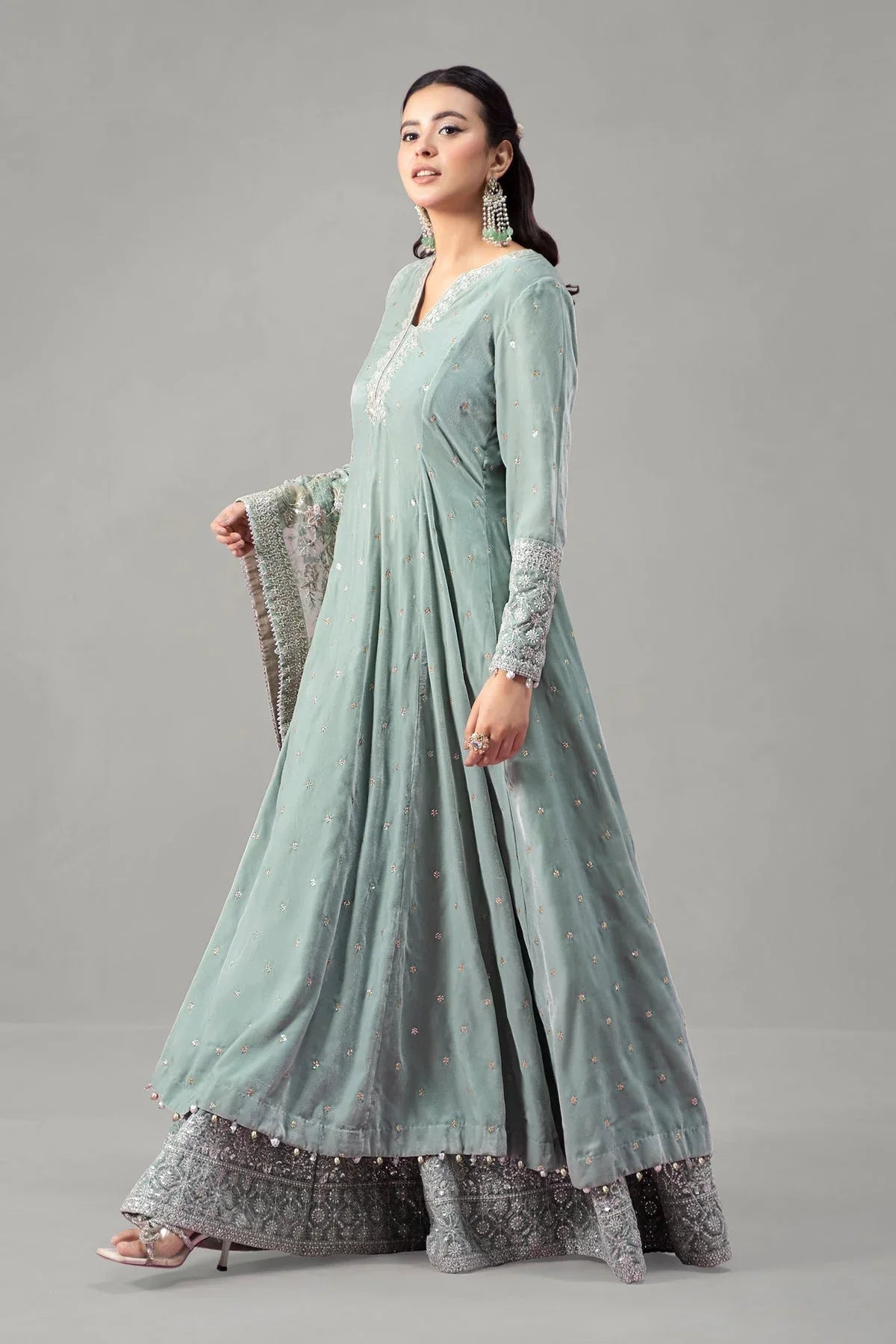 Maria B | Formal Wears | SF-W24-12 - Aqsa Fabrics