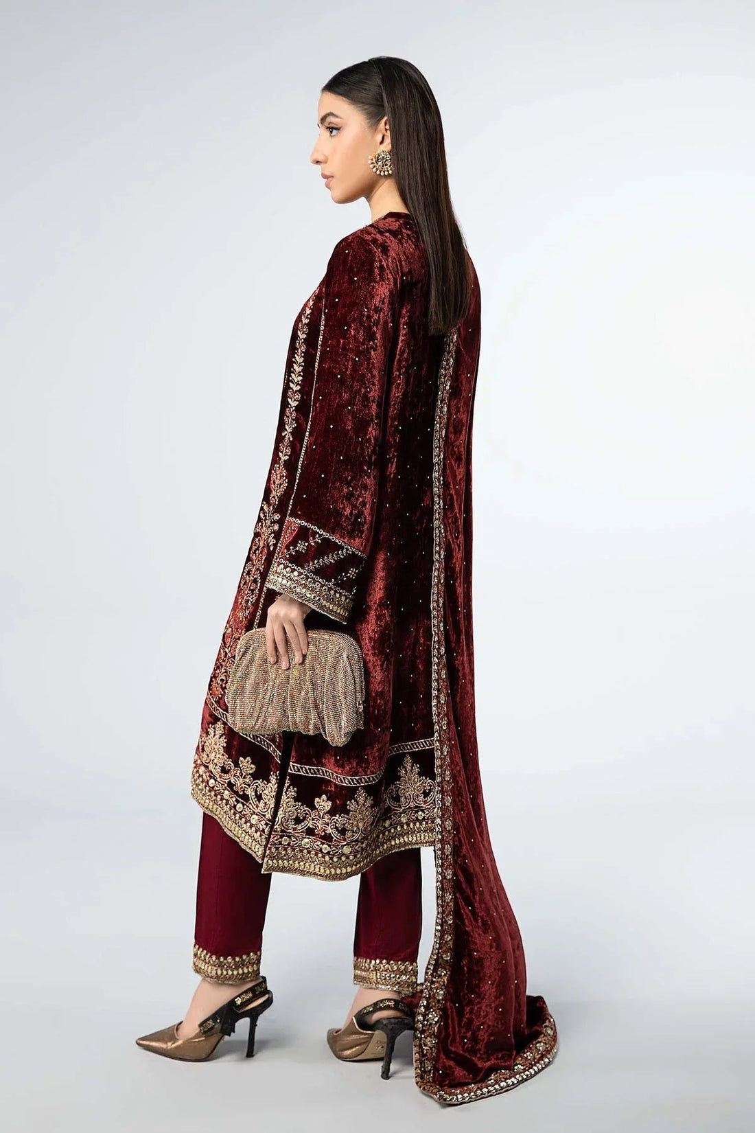 Maria B | Formal Wears | SF-W24-14 - Aqsa Fabrics