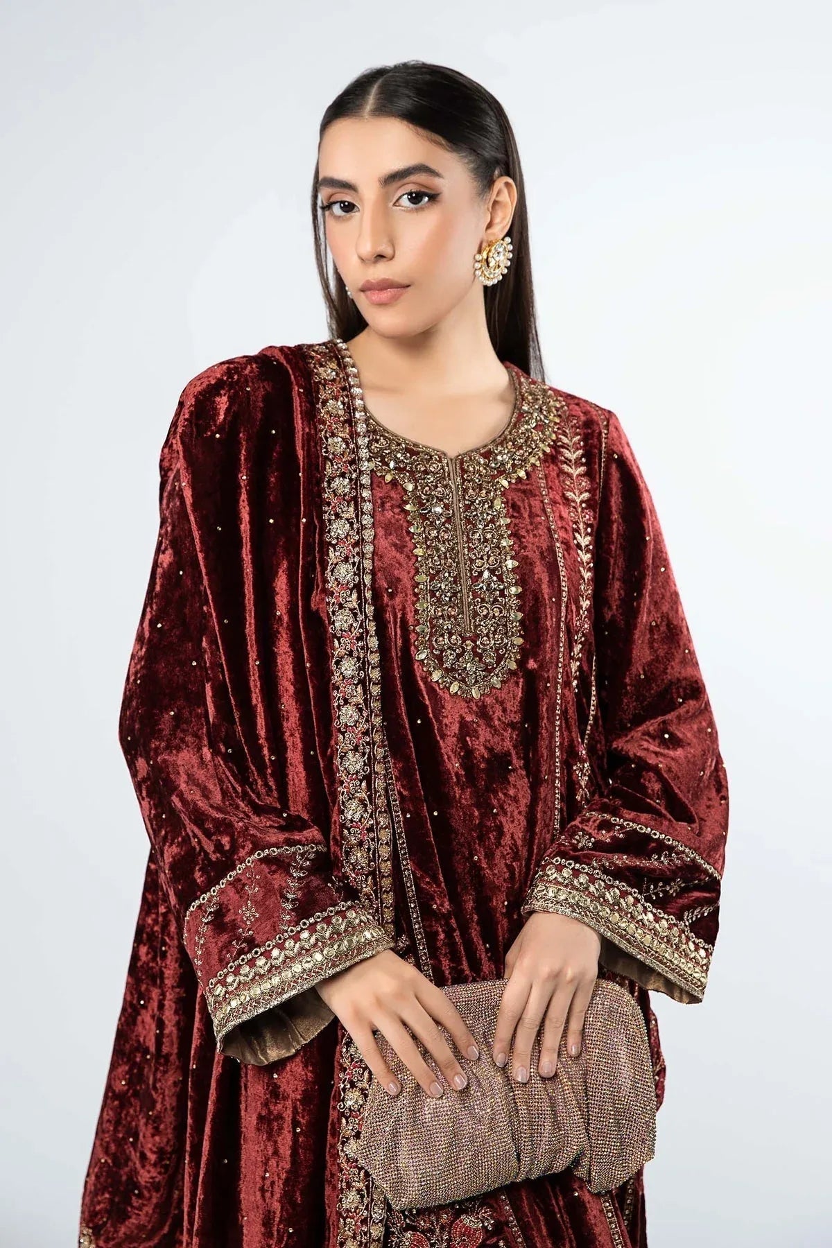 Maria B | Formal Wears | SF-W24-14 - Aqsa Fabrics