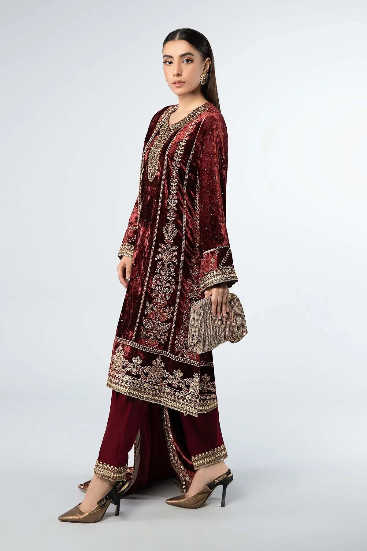 Maria B | Formal Wears | SF-W24-14 - Aqsa Fabrics