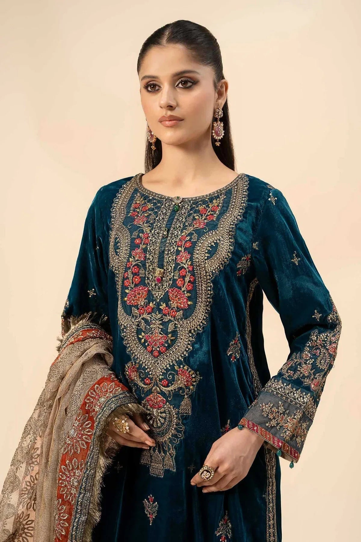 Maria B | Formal Wears | SF-W24-29 - Aqsa Fabrics