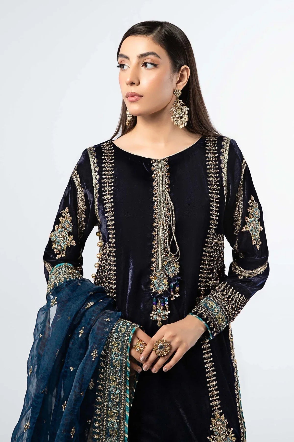 Maria B | Formal Wears | SF-W24-34 - Aqsa Fabrics