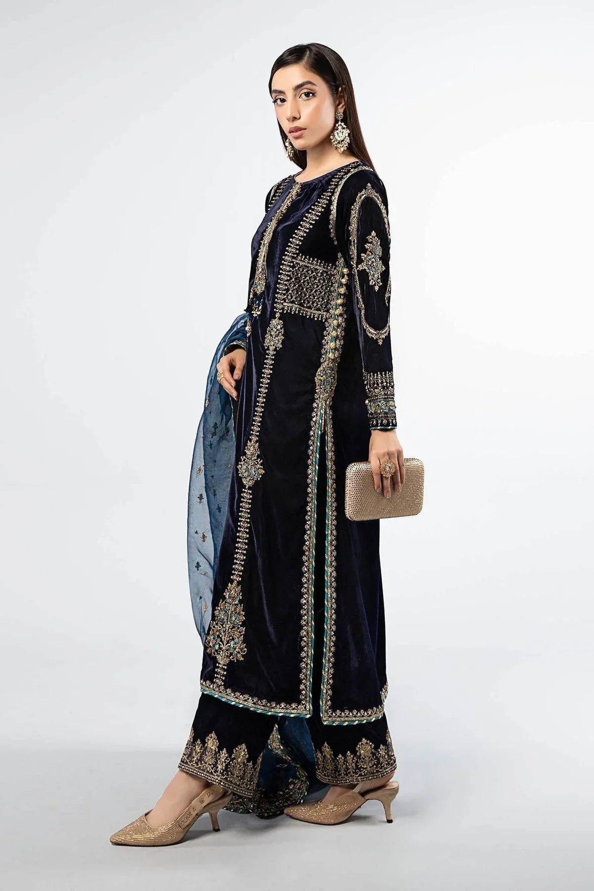 Maria B | Formal Wears | SF-W24-34 - Aqsa Fabrics