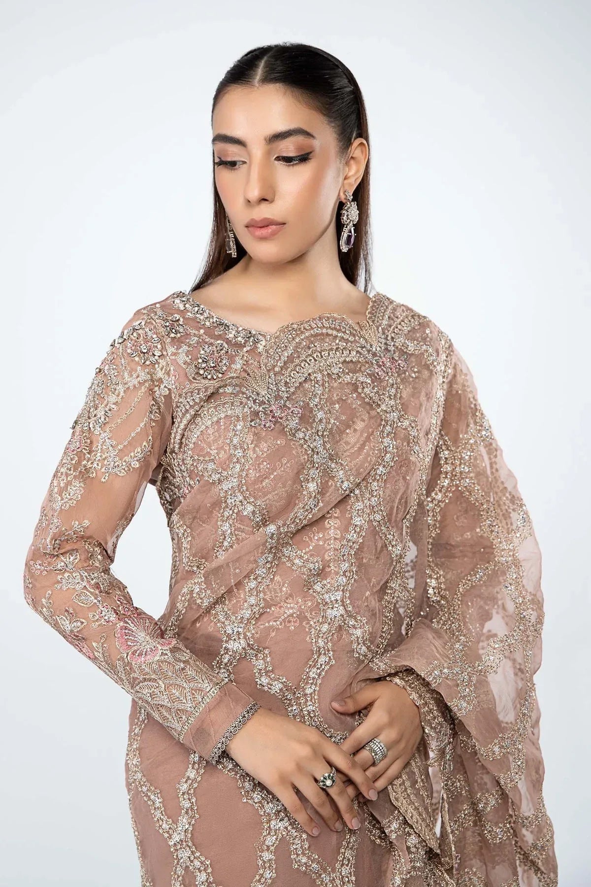 Maria B | Formal Wears | SF-W24-61 - Aqsa Fabrics