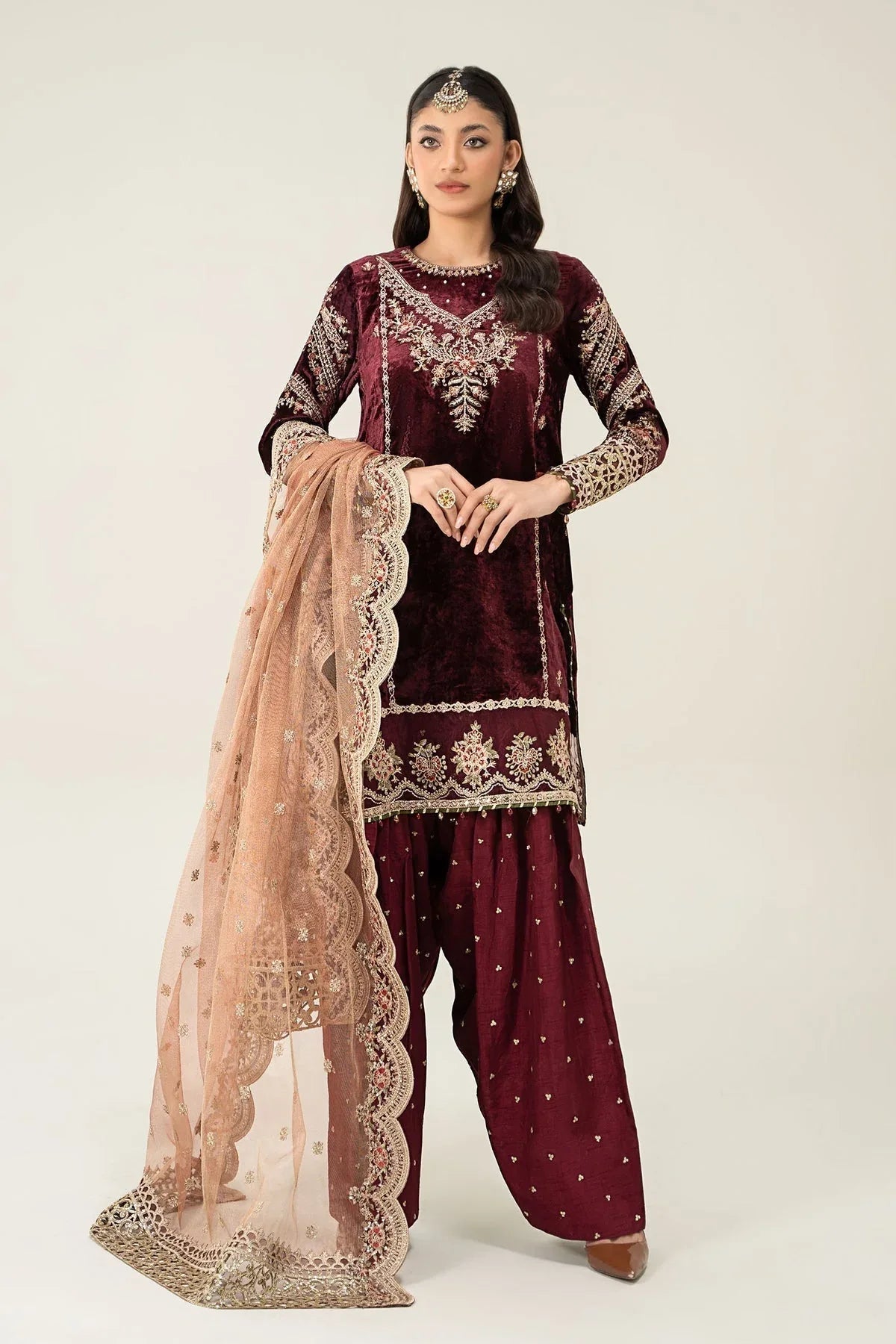 Maria B | Formal Wears | SF-W24-80 - Aqsa Fabrics